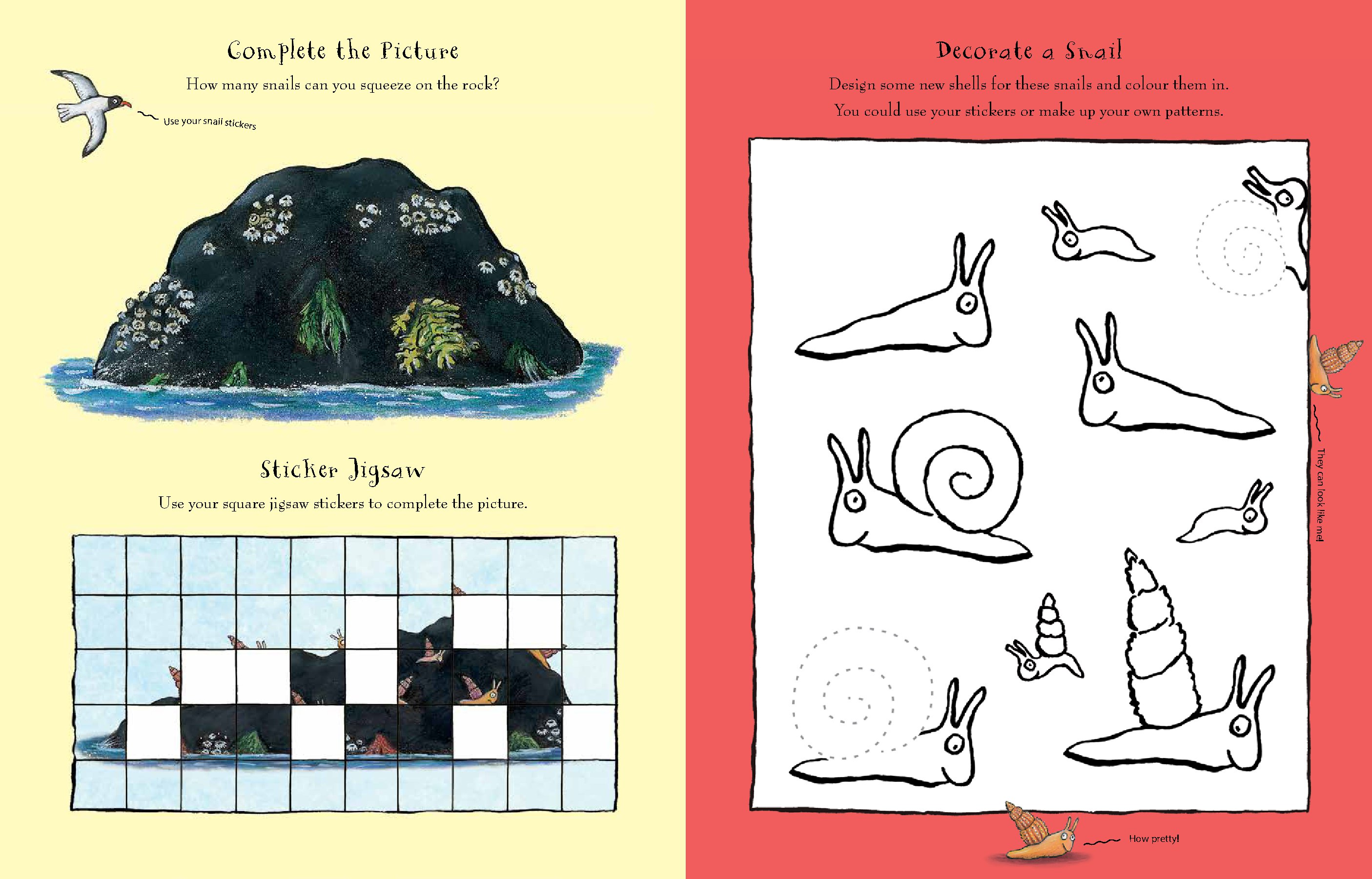 The Snail and the Whale Sticker Activity Book