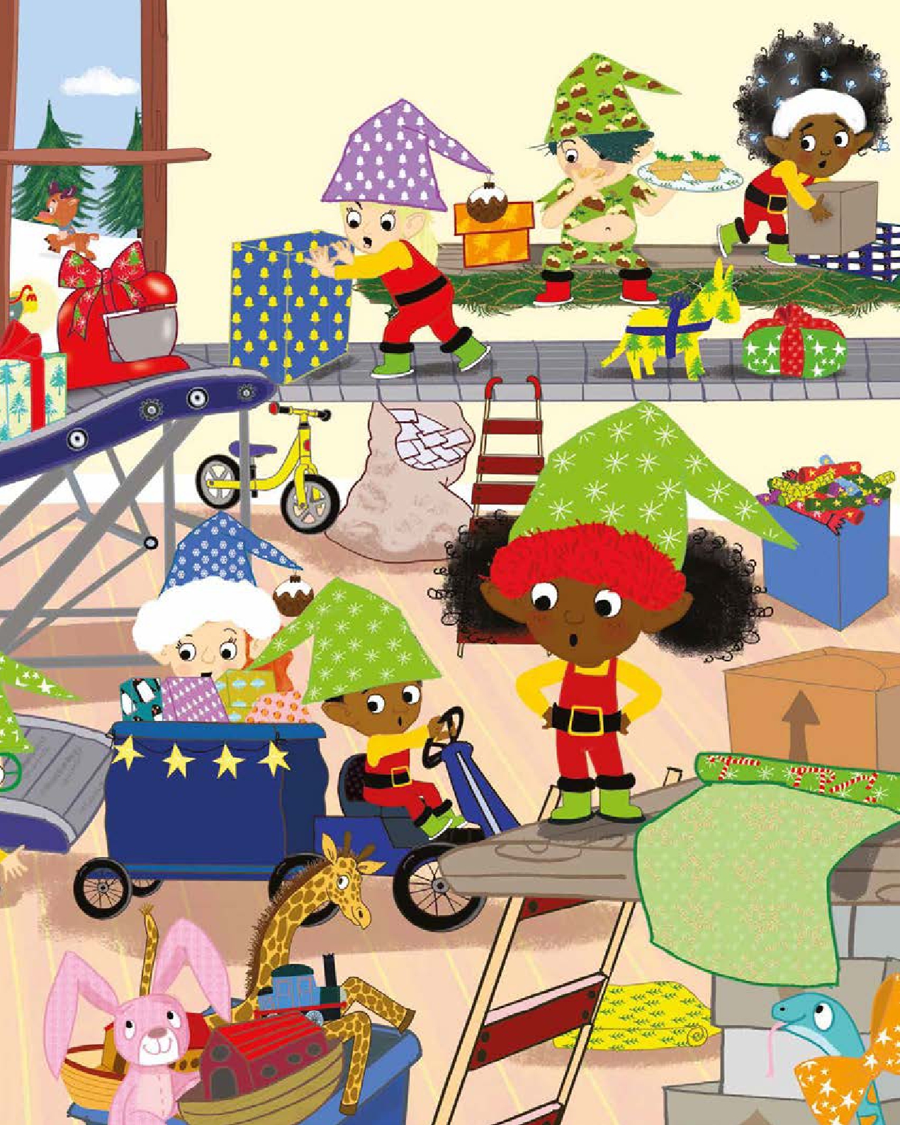 There Was a Young Reindeer Who Swallowed a Present