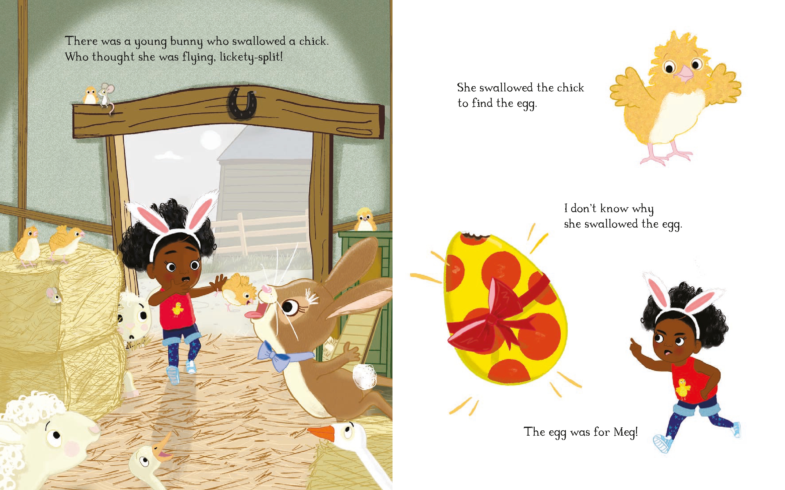 There Was a Young Bunny Who Swallowed an Egg