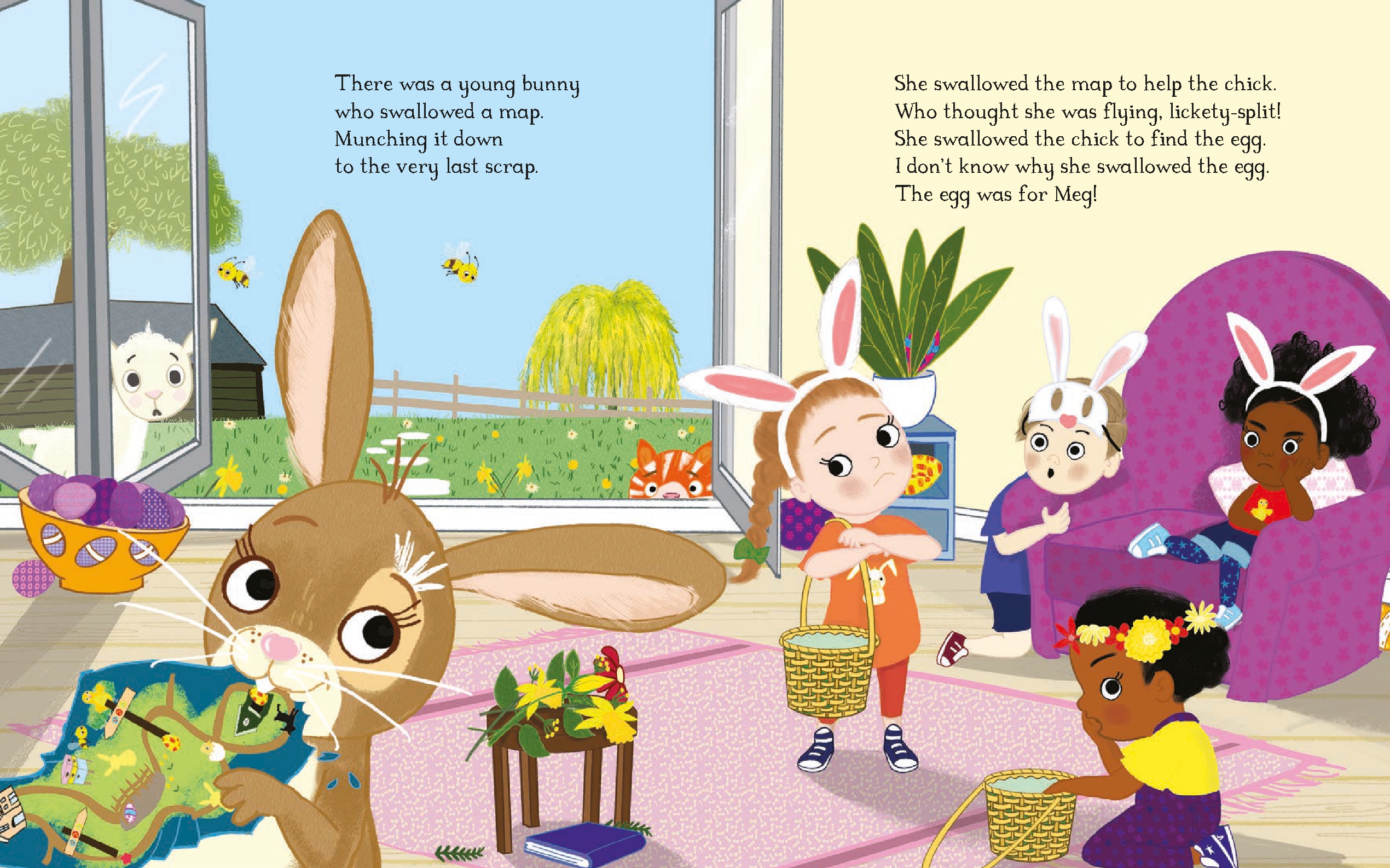 There Was a Young Bunny Who Swallowed an Egg