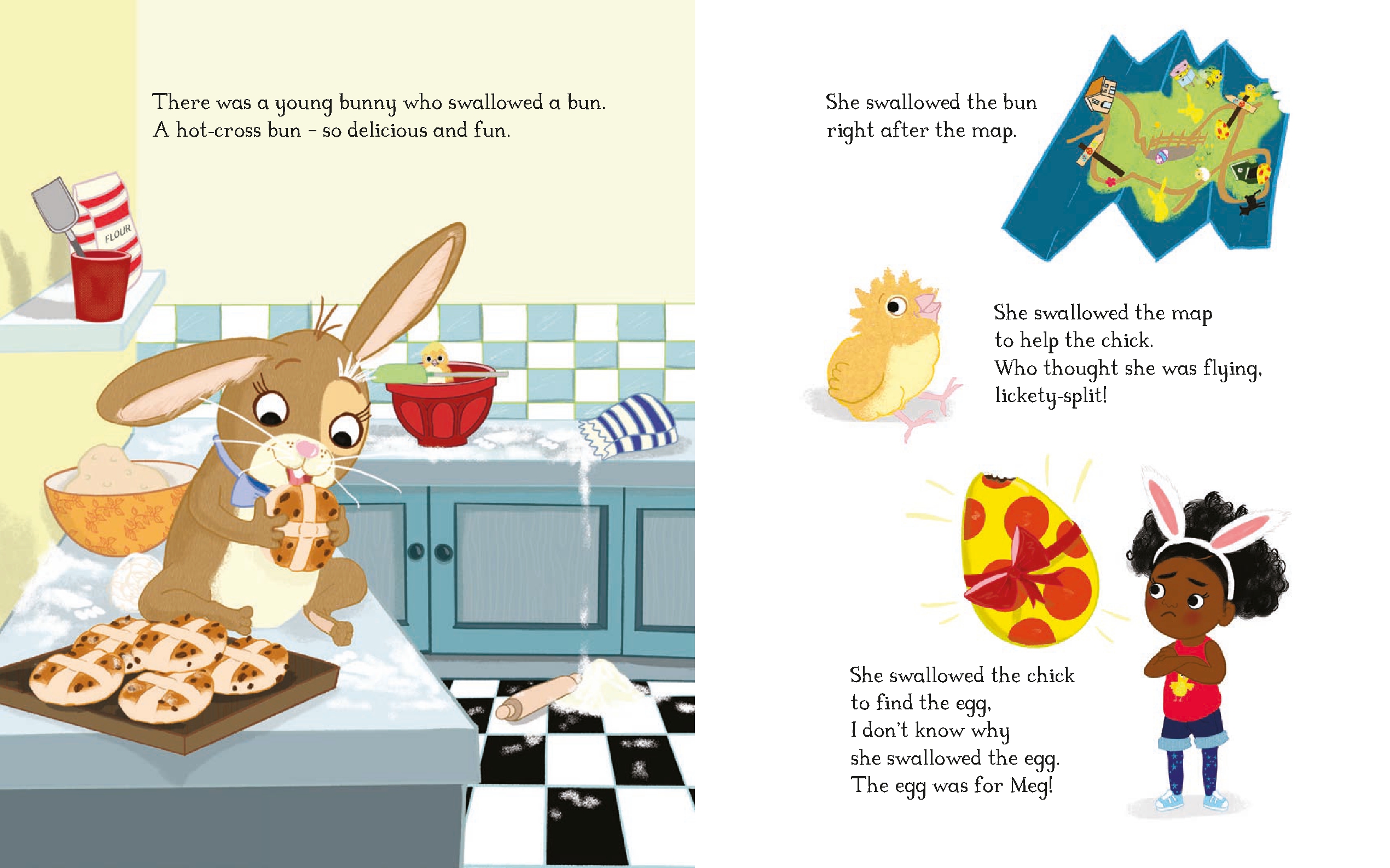 There Was a Young Bunny Who Swallowed an Egg