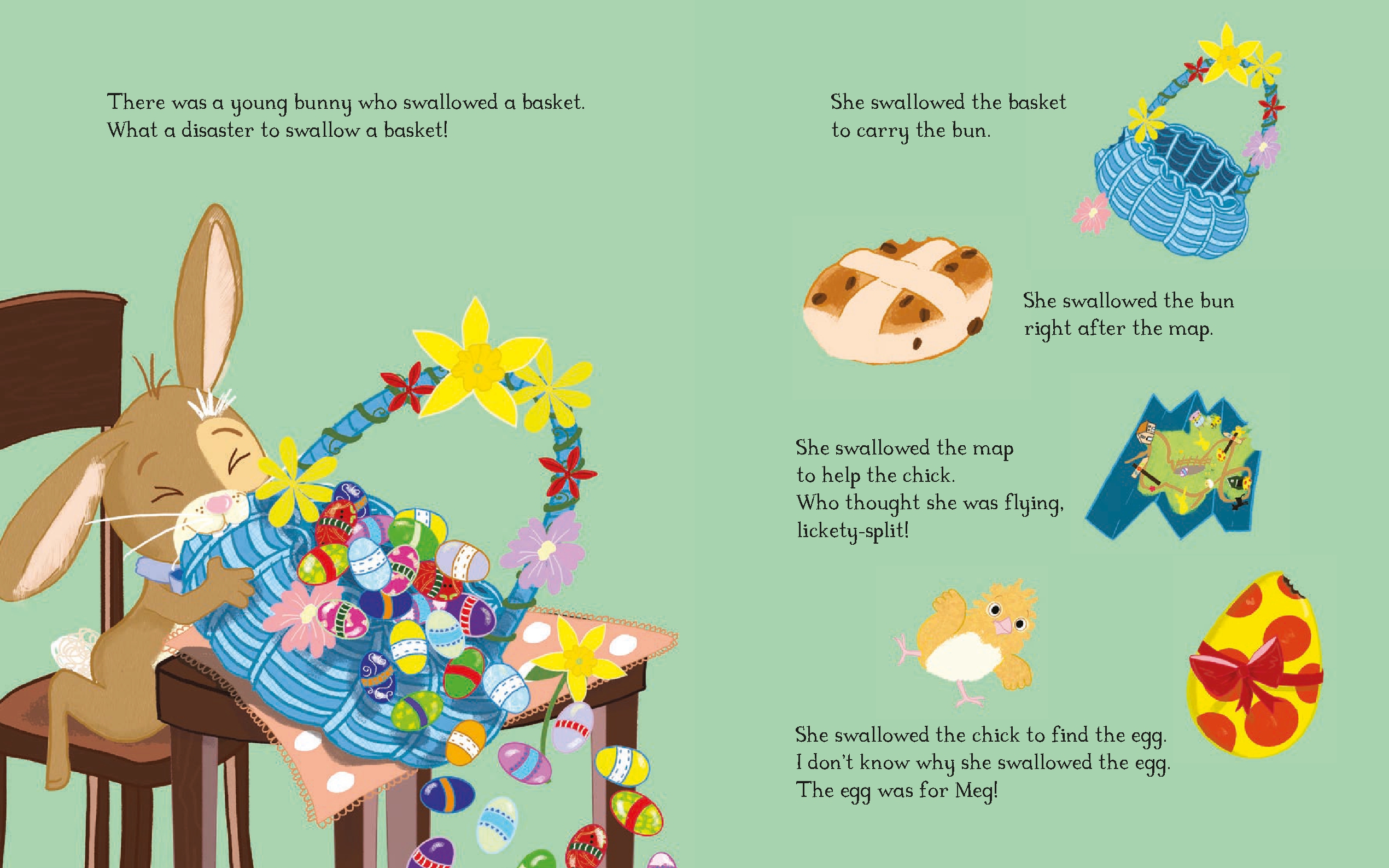 There Was a Young Bunny Who Swallowed an Egg