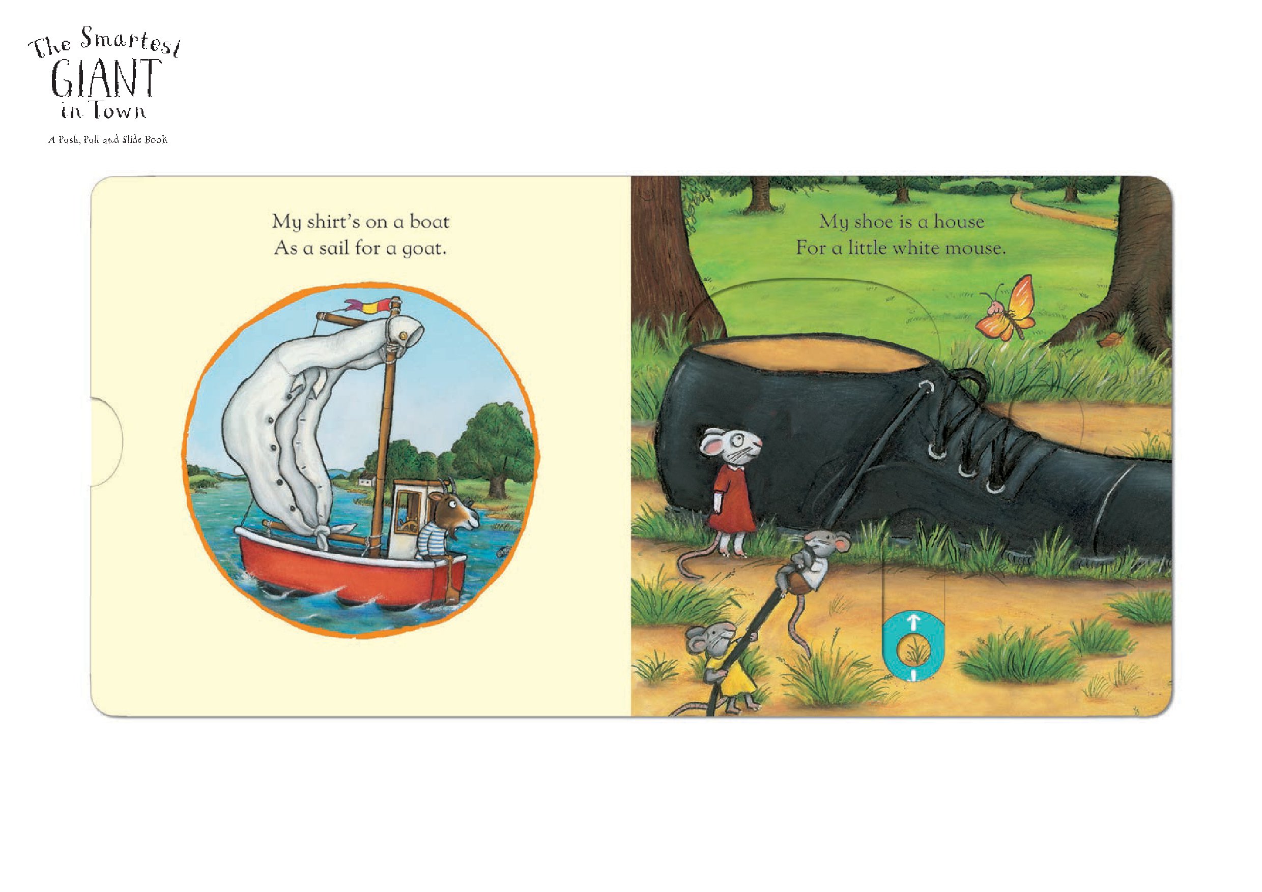 The Smartest Giant in Town: A Push, Pull and Slide Book