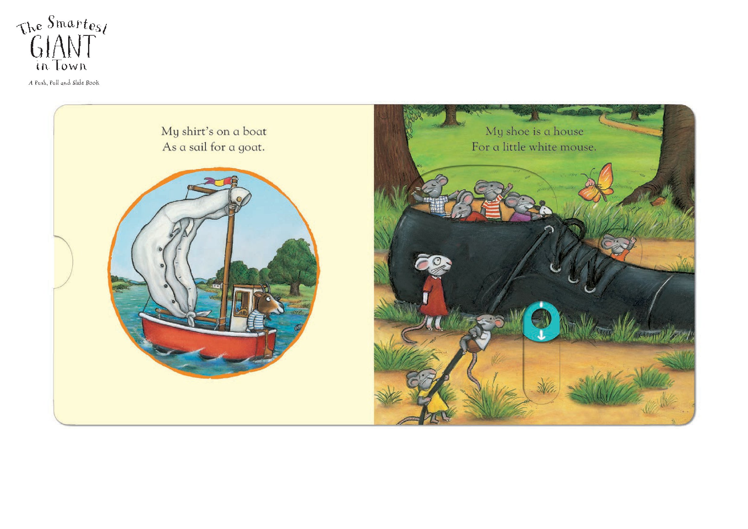 The Smartest Giant in Town: A Push, Pull and Slide Book