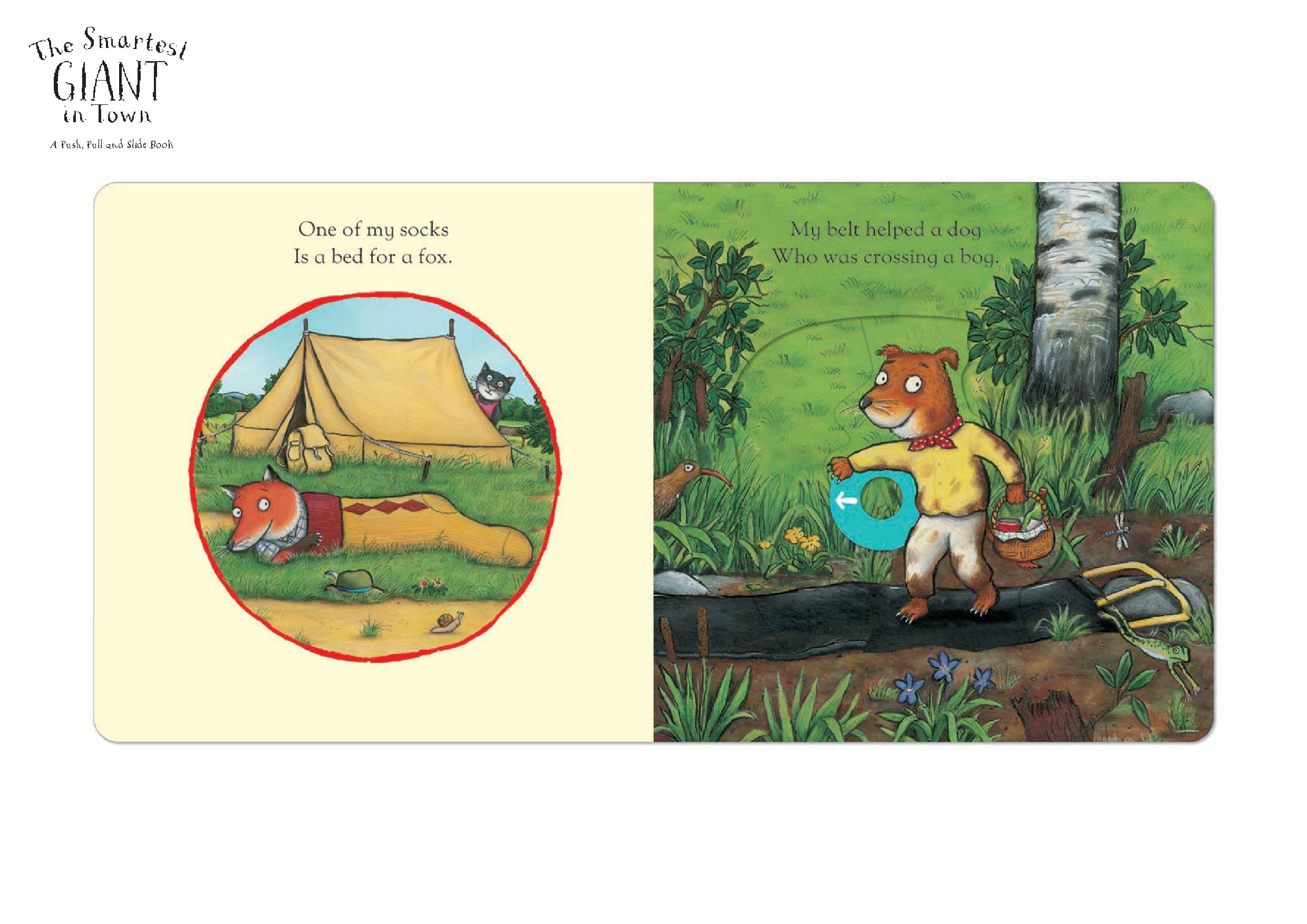 The Smartest Giant in Town: A Push, Pull and Slide Book
