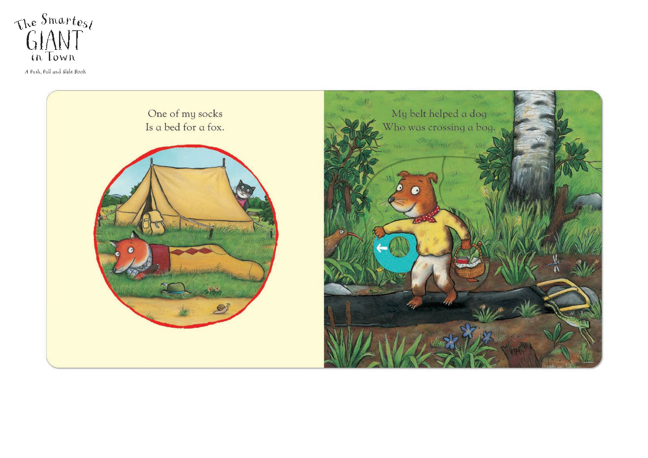 The Smartest Giant in Town: A Push, Pull and Slide Book