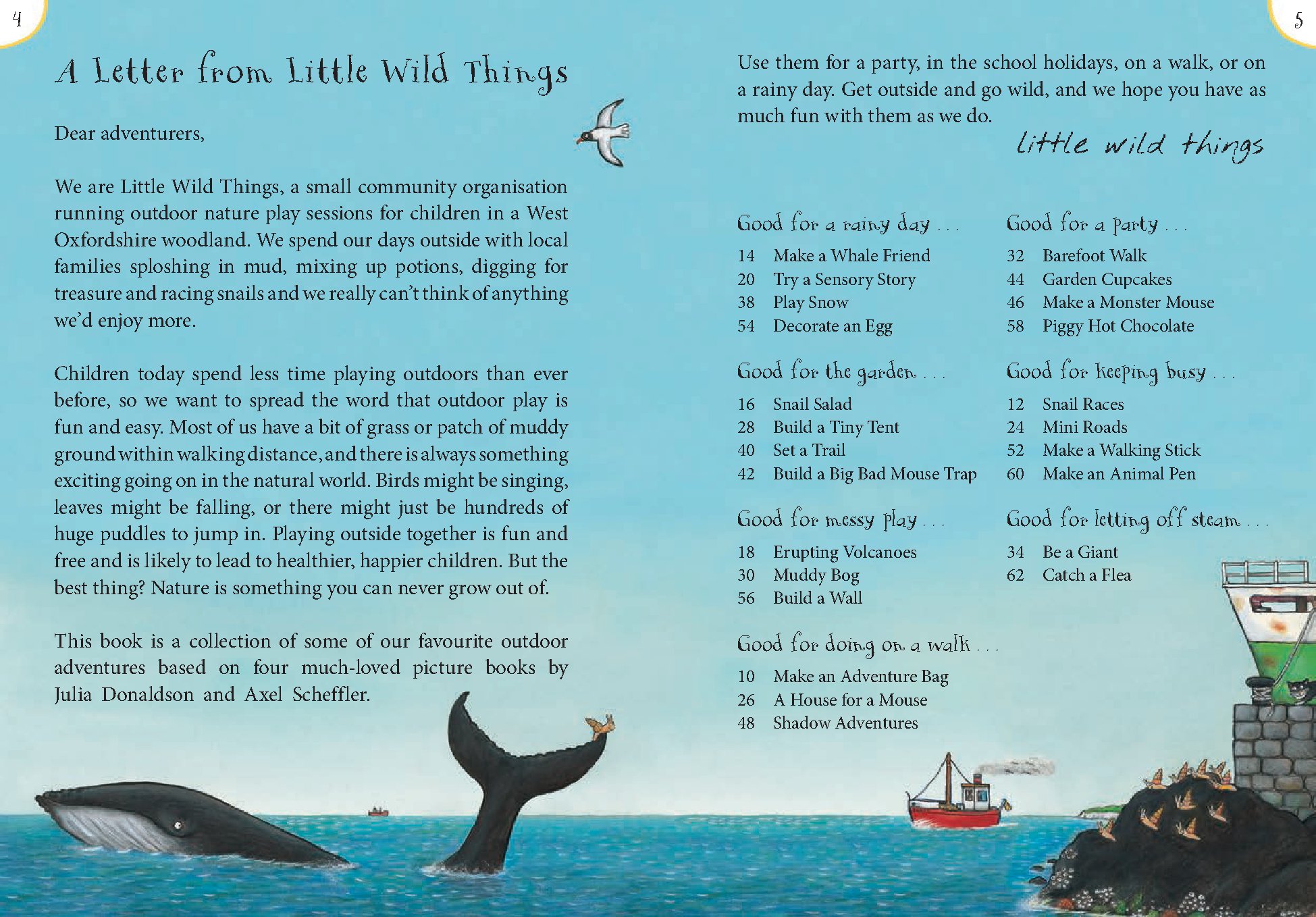 The Snail and the Whale and Friends Outdoor Activity Book