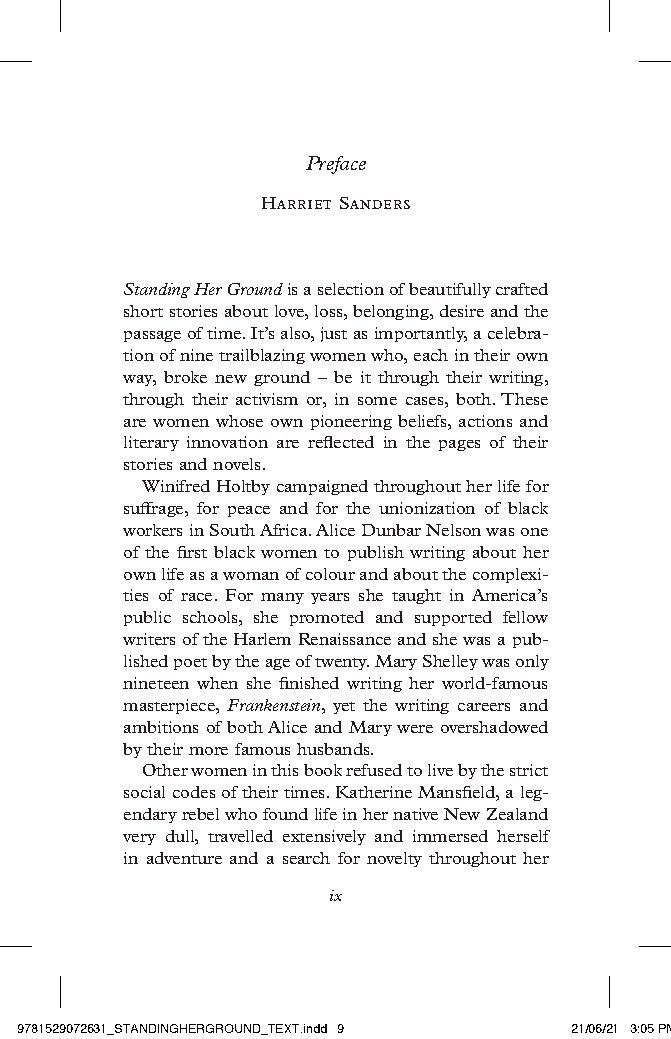 Standing Her Ground: Classic Short Stories by Trailblazing Women