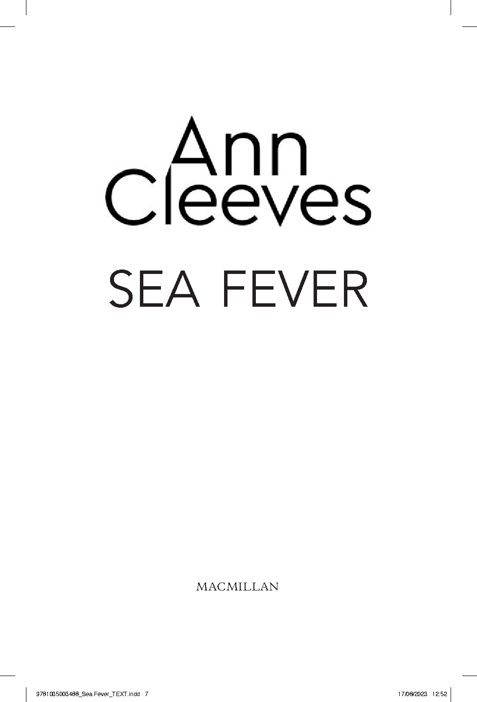 Sea Fever