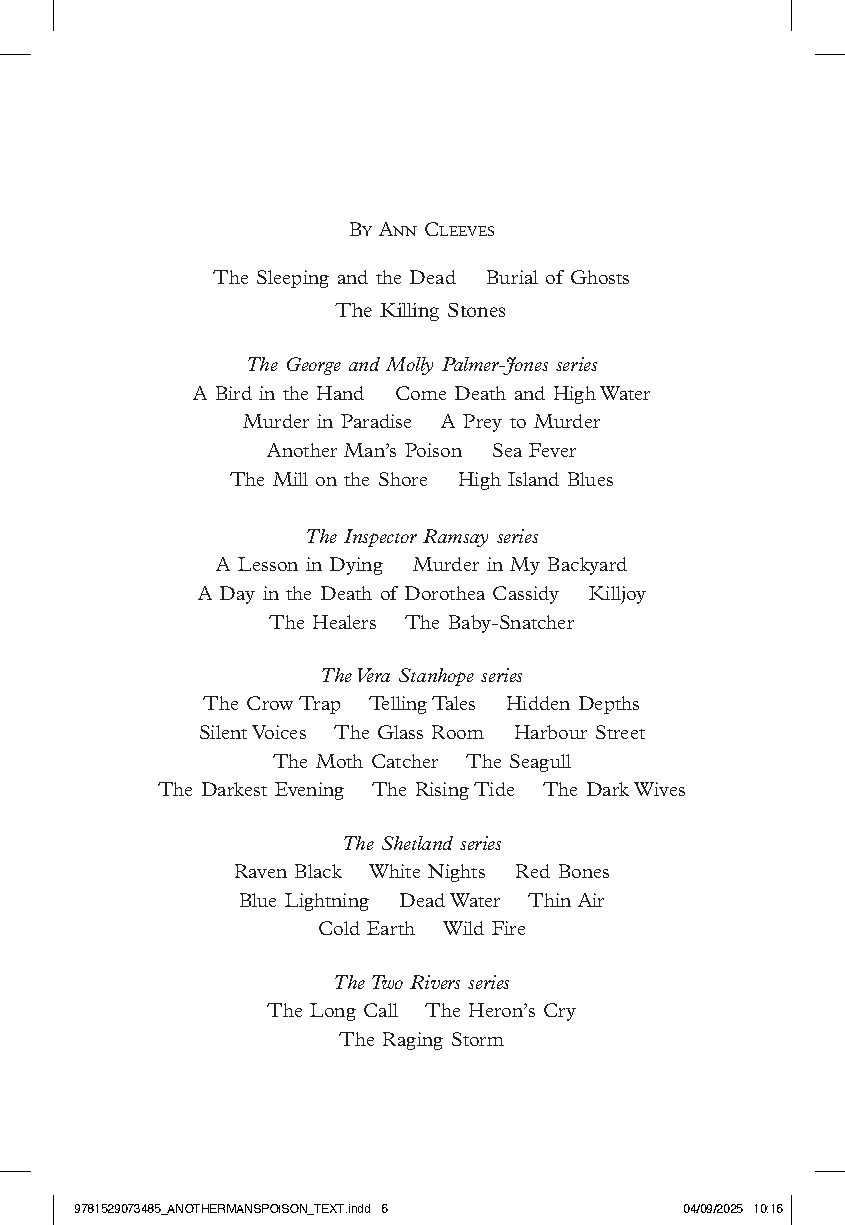 Another Man's Poison