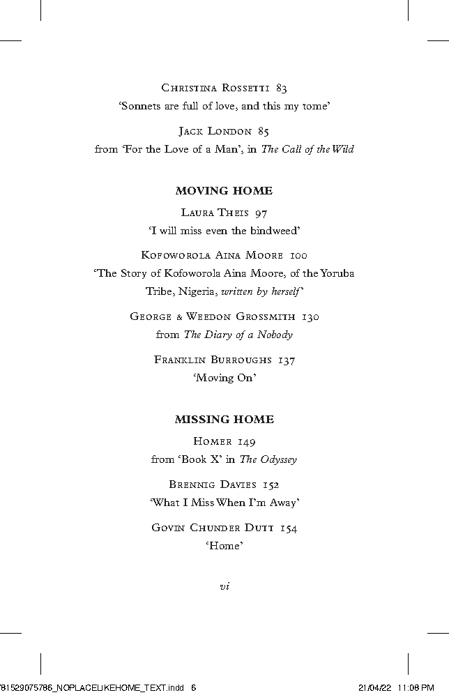 No Place Like Home: An anthology about the places we come back to