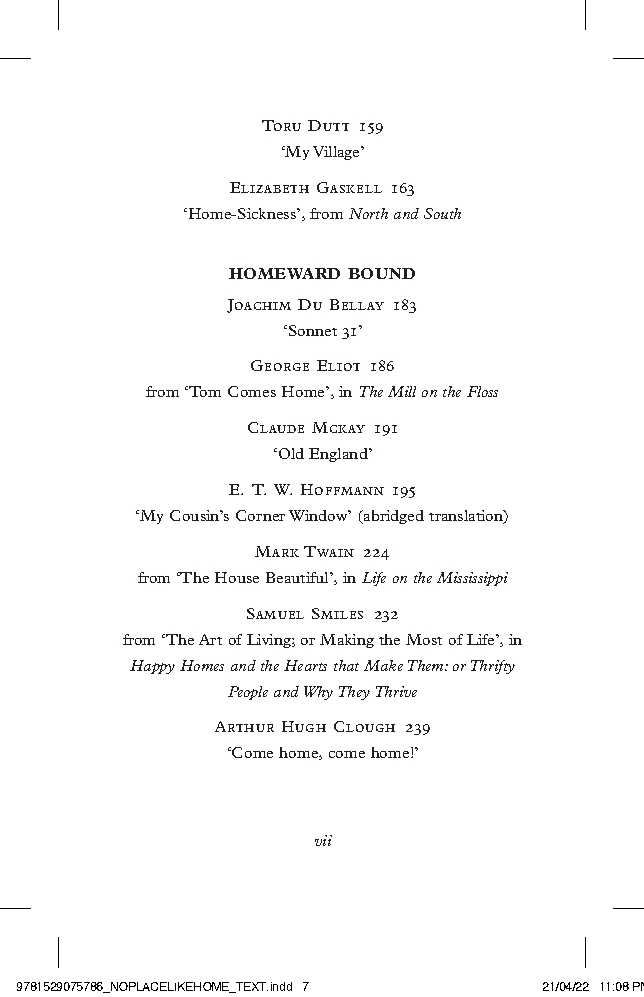 No Place Like Home: An anthology about the places we come back to