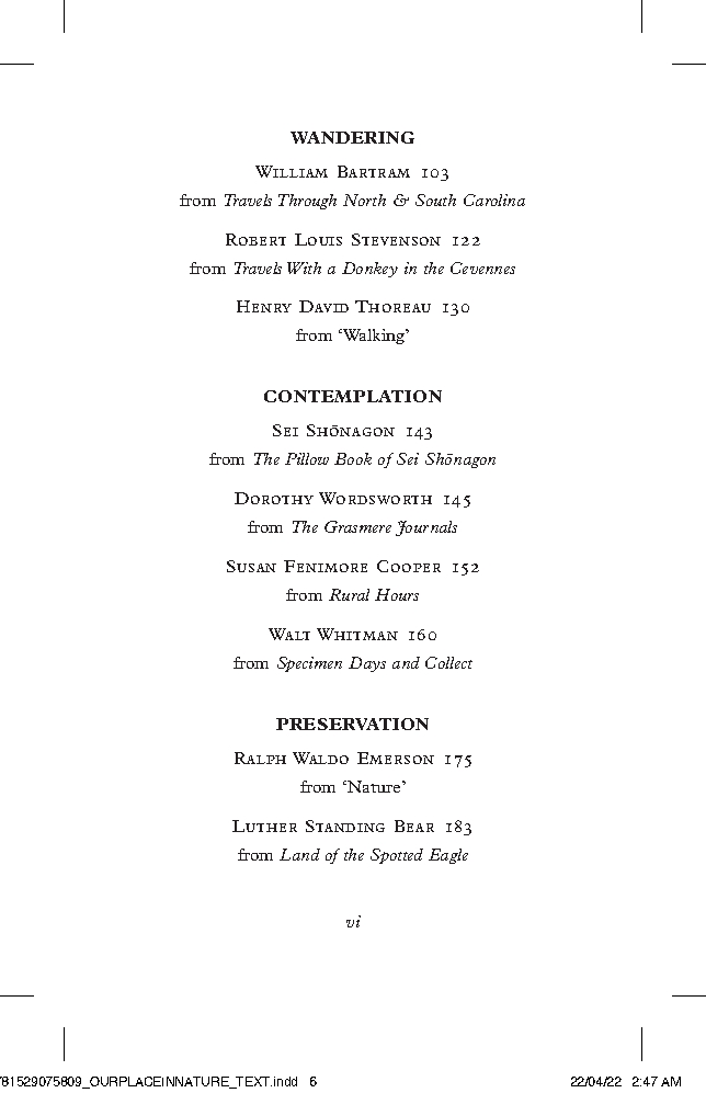 Our Place in Nature: Selected Writings