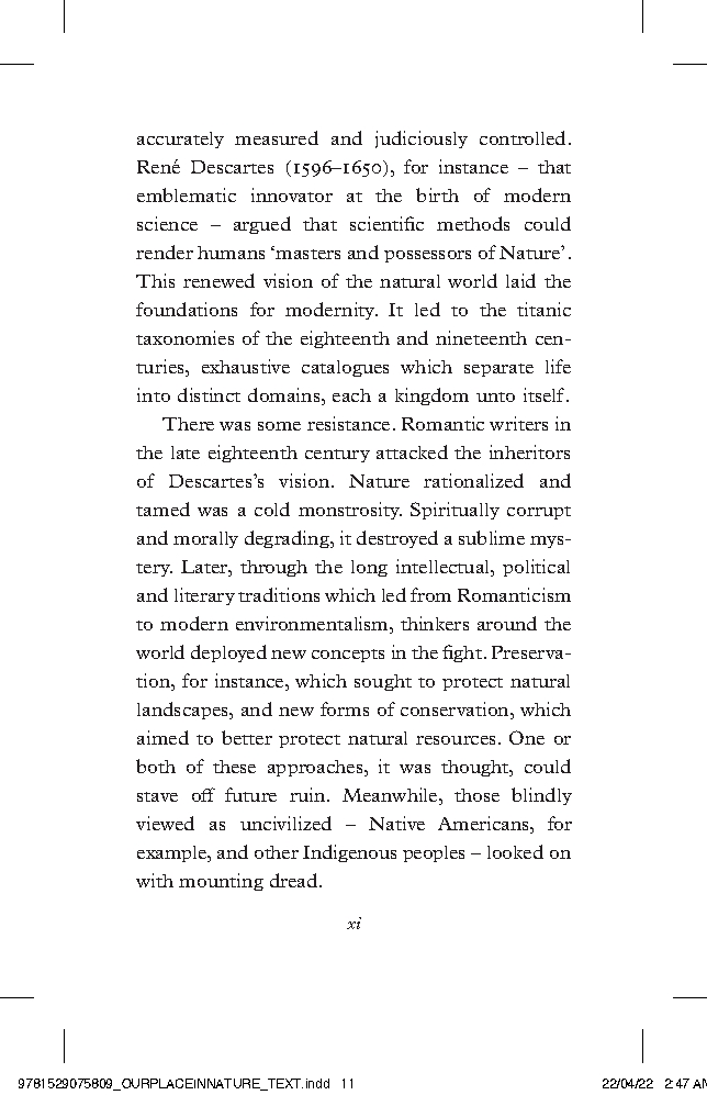 Our Place in Nature: Selected Writings