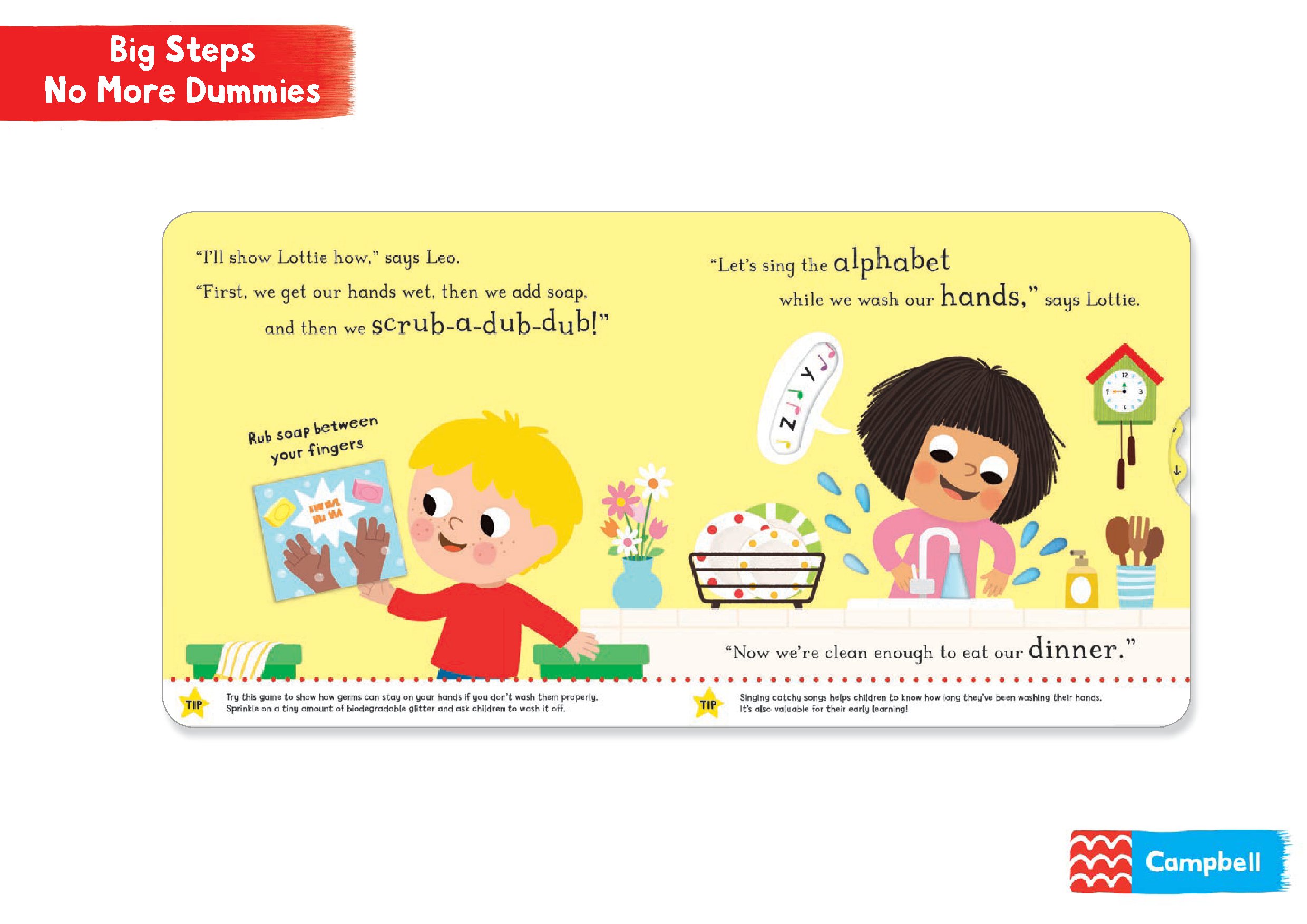 Big Steps: Let's Wash Our Hands