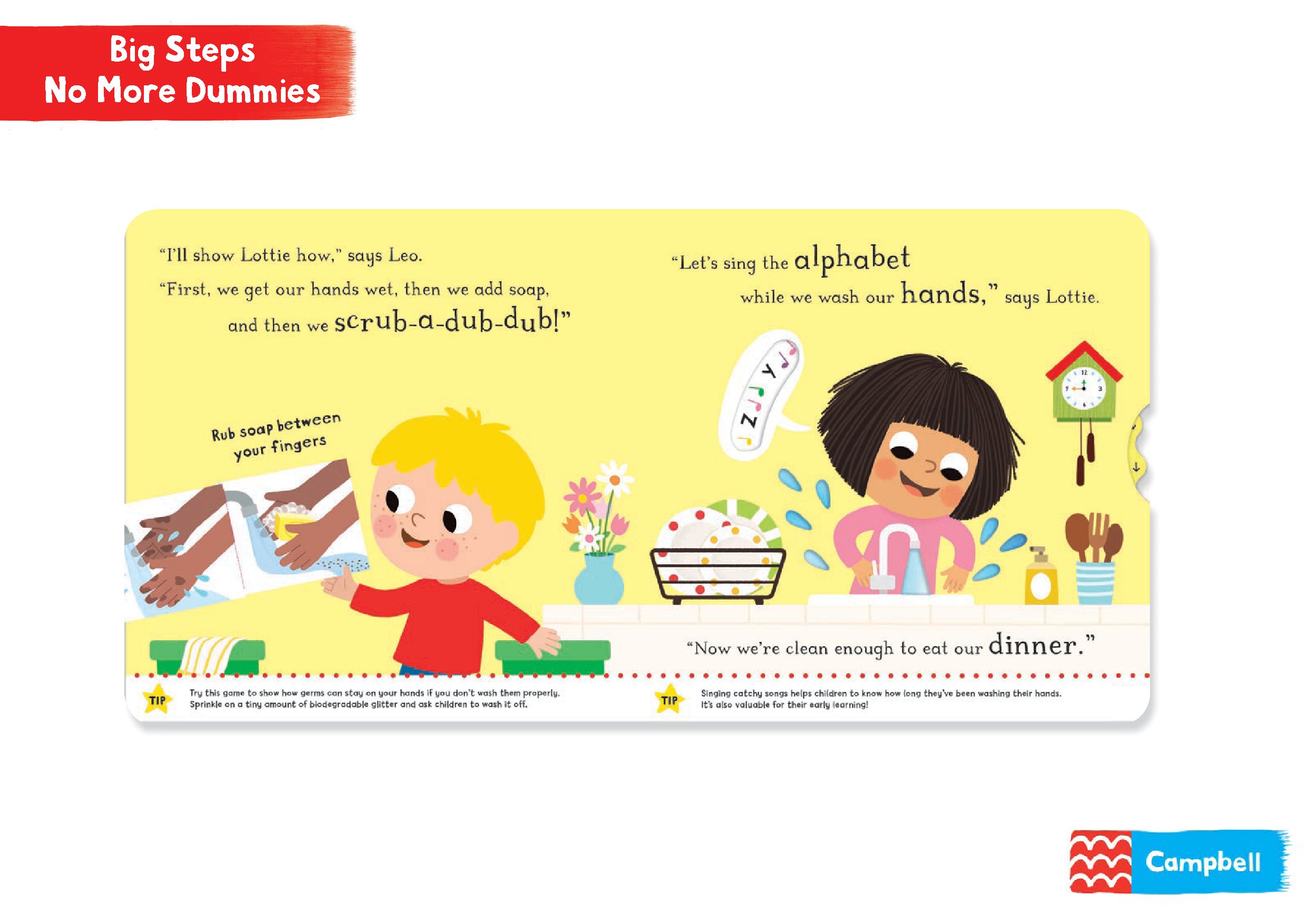 Big Steps: Let's Wash Our Hands