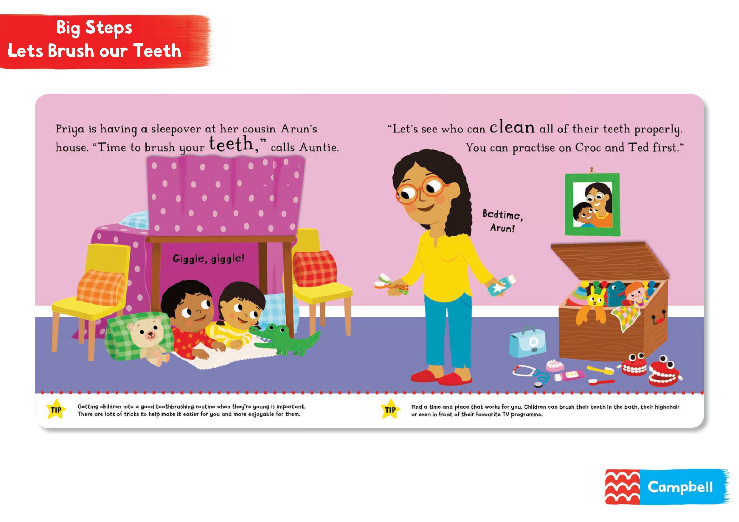Big Steps: Let's Brush our Teeth
