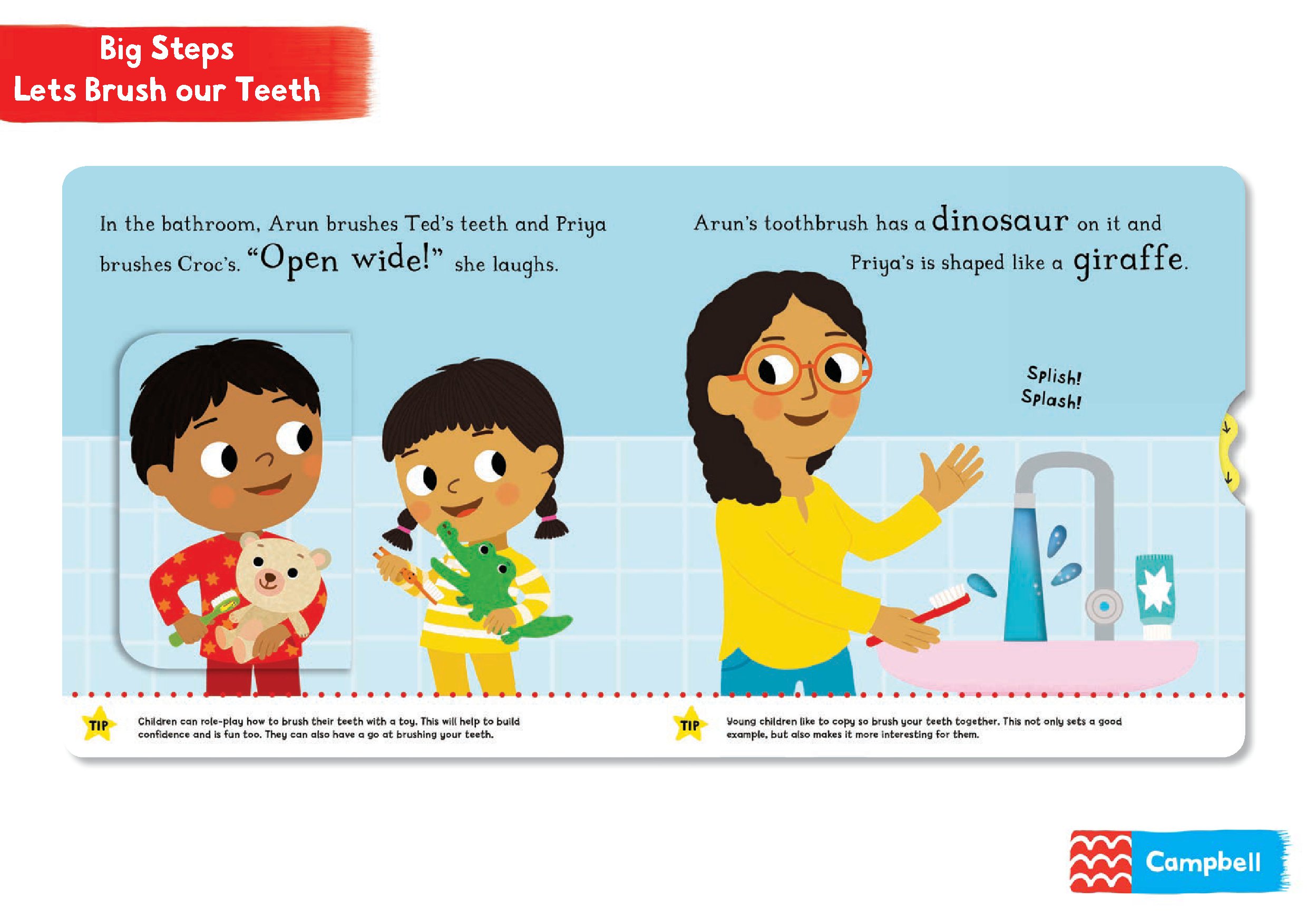 Big Steps: Let's Brush our Teeth