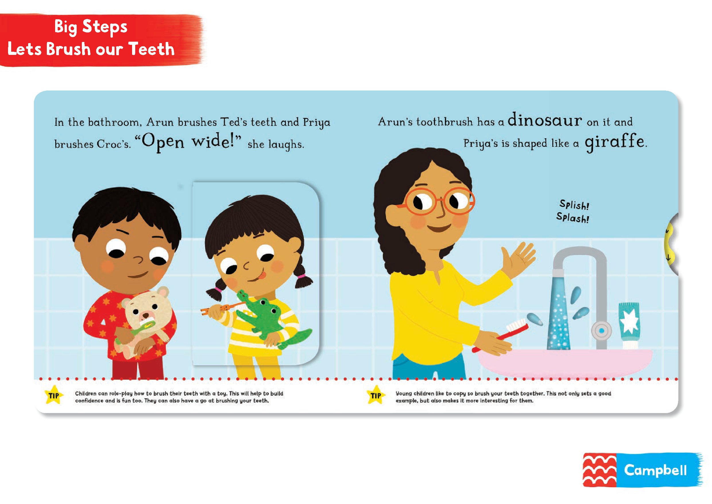 Big Steps: Let's Brush our Teeth
