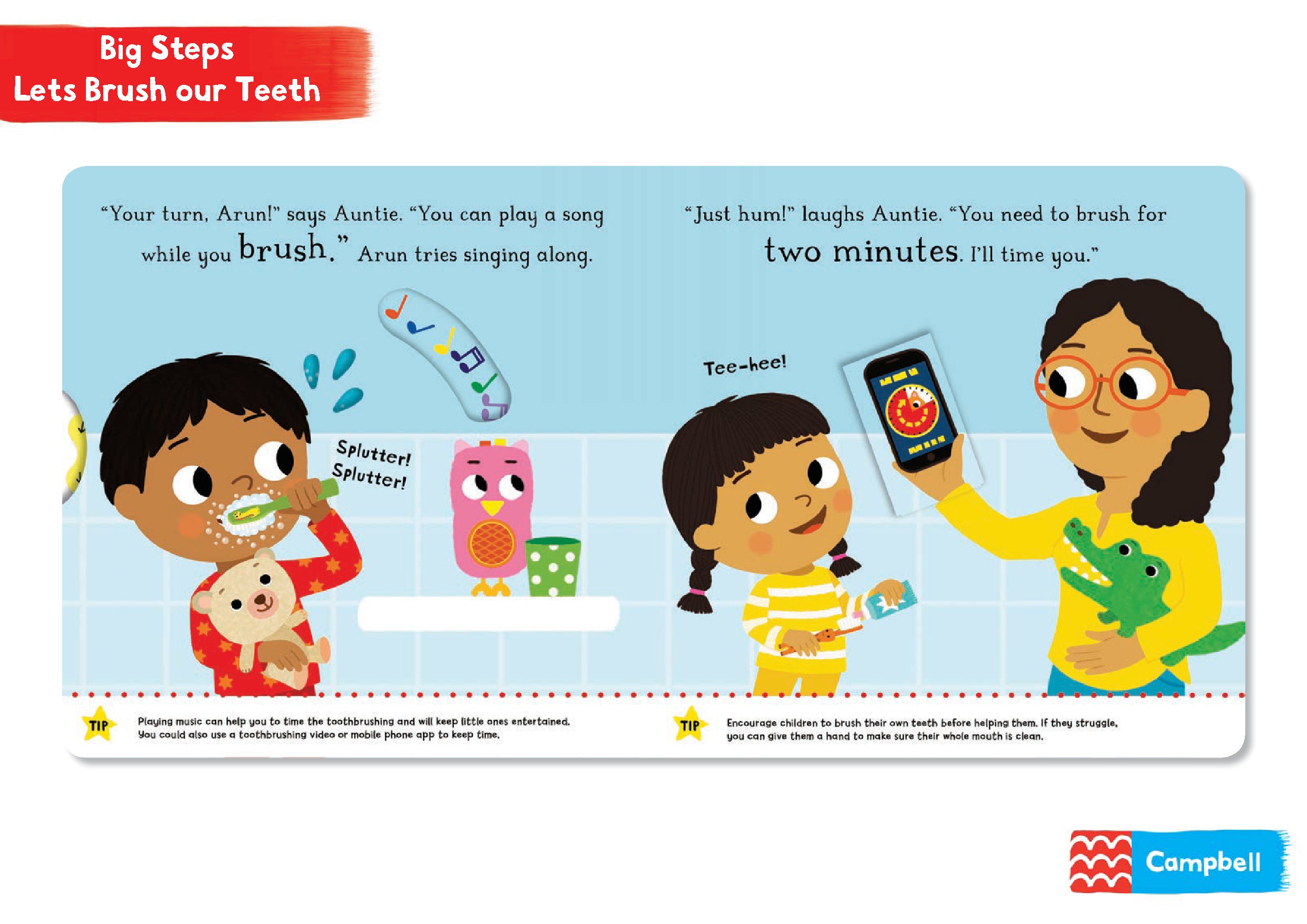 Big Steps: Let's Brush our Teeth