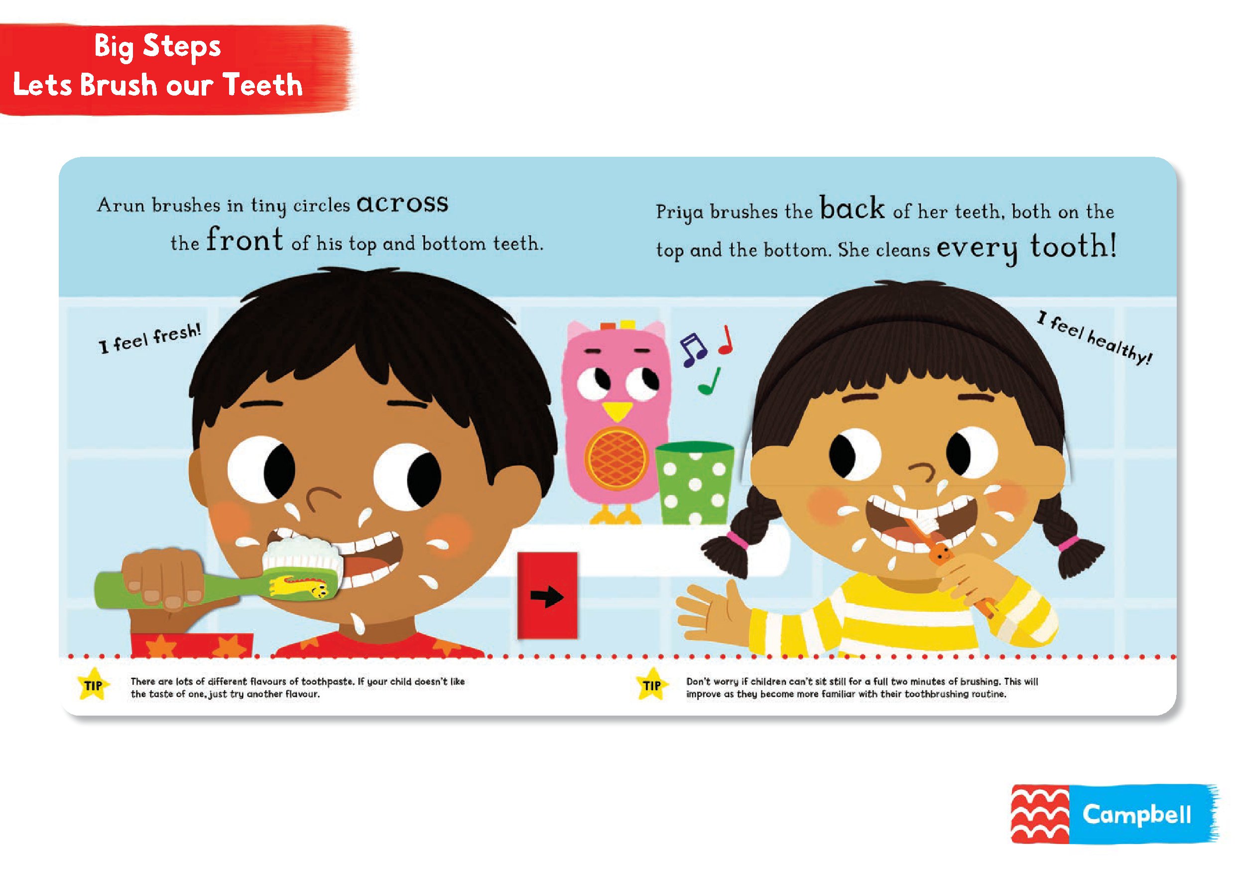 Big Steps: Let's Brush our Teeth