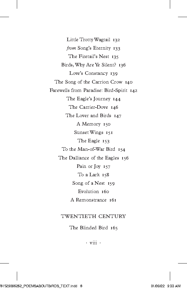 Poems About Birds