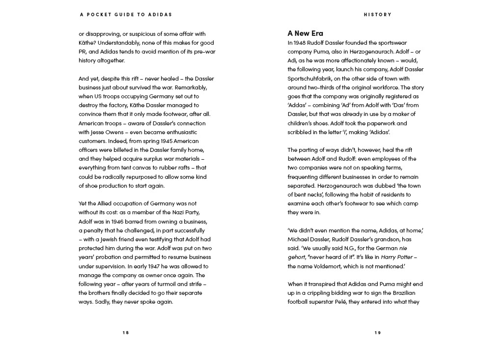 A Pocket Guide to Adidas
