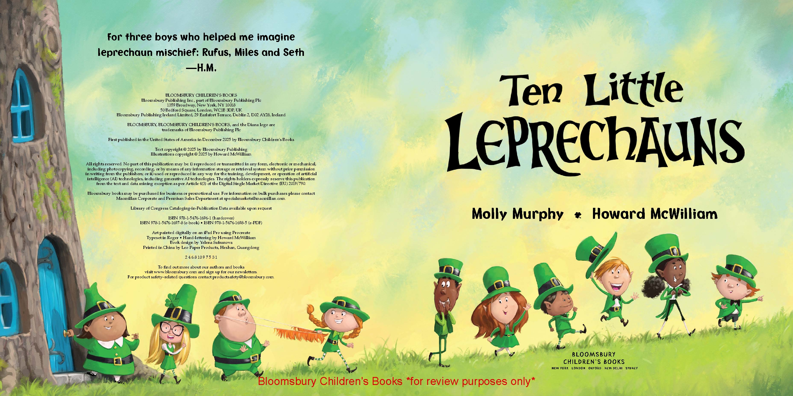 Ten Little Leprechauns