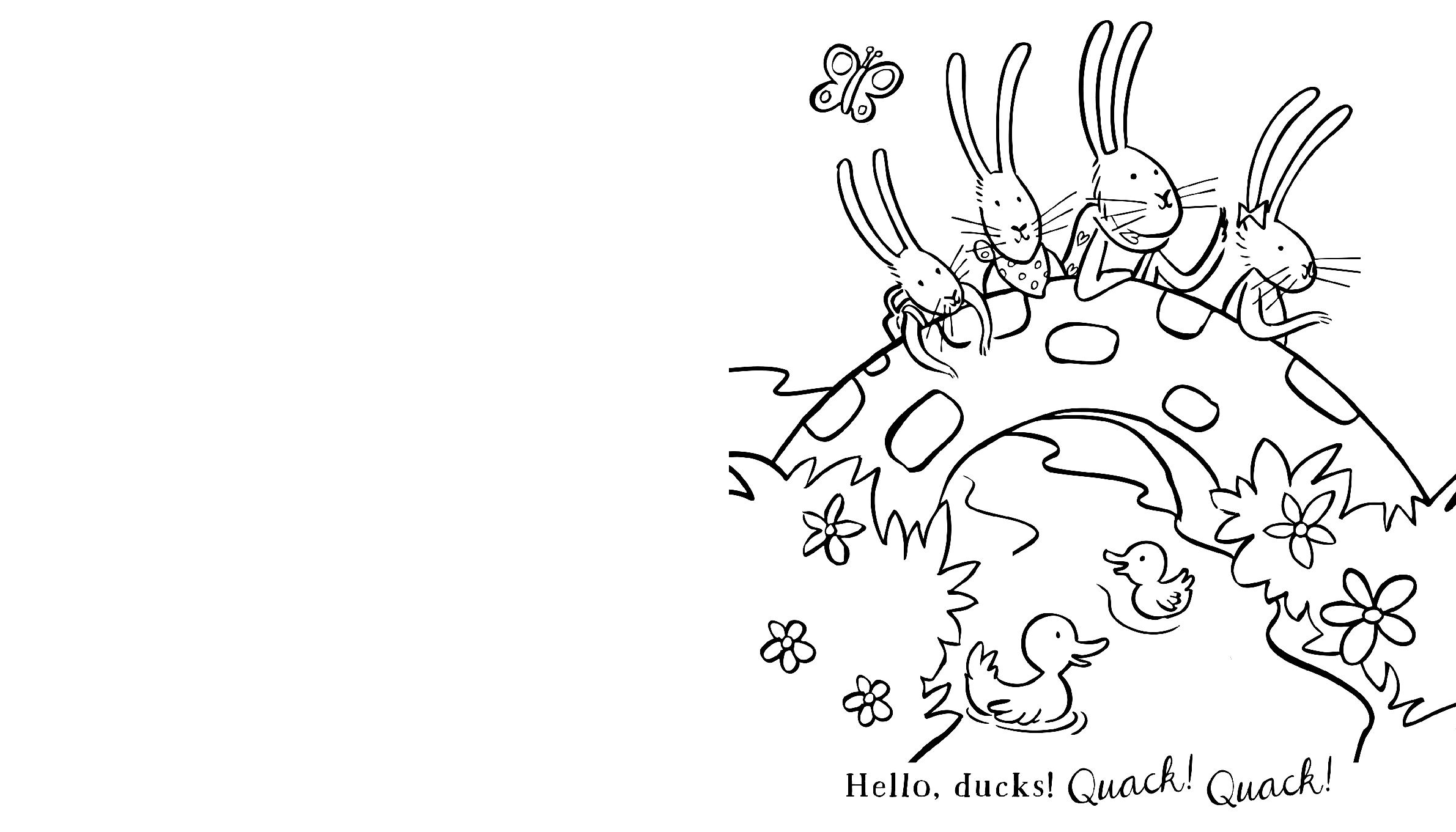 The Bunnies of Hoppity Hill: Coloring Fun