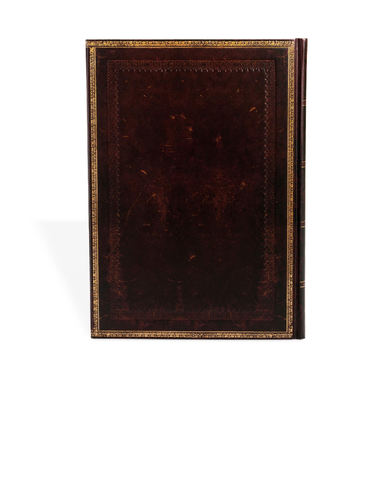 Black Moroccan, Old Leather Collection, Hardcover, Grande, Unlined, Wrap Closure, 128 Pg, 120 GSM