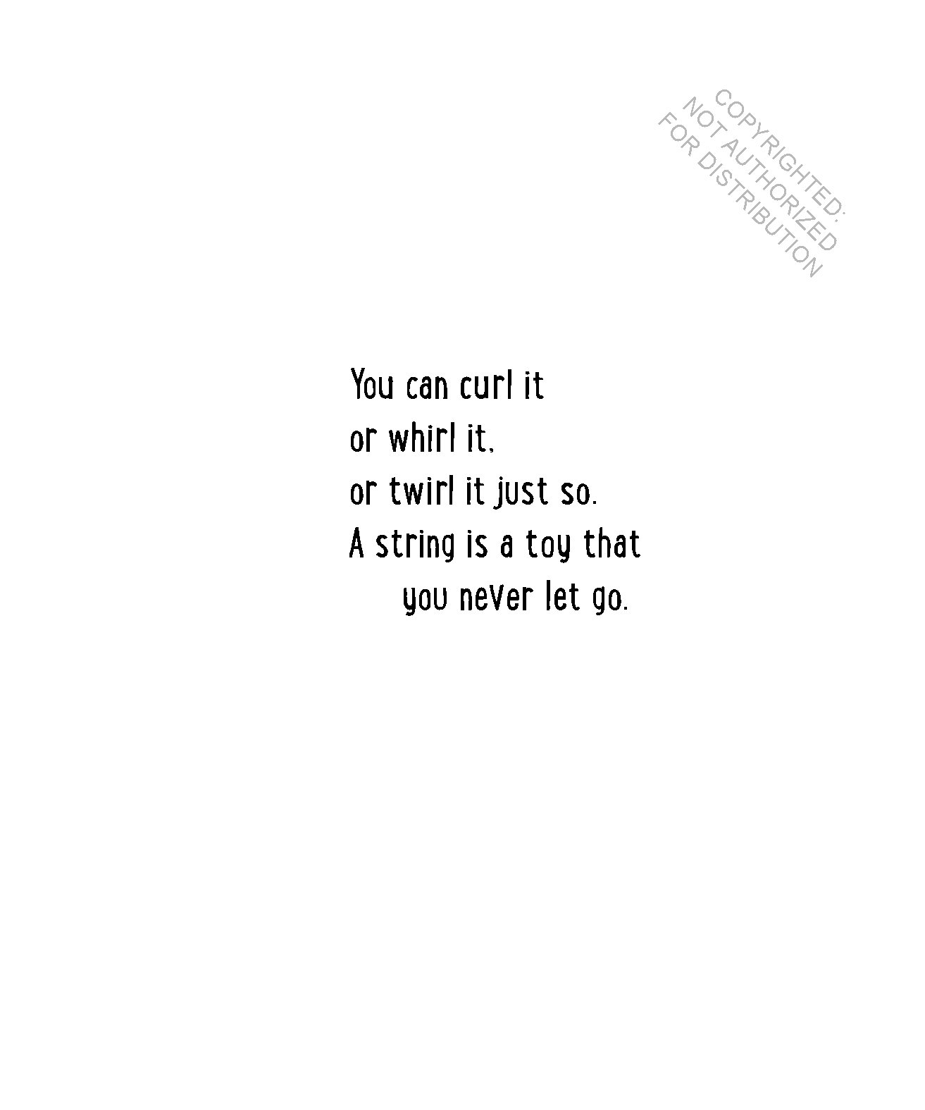 What to Do with a String