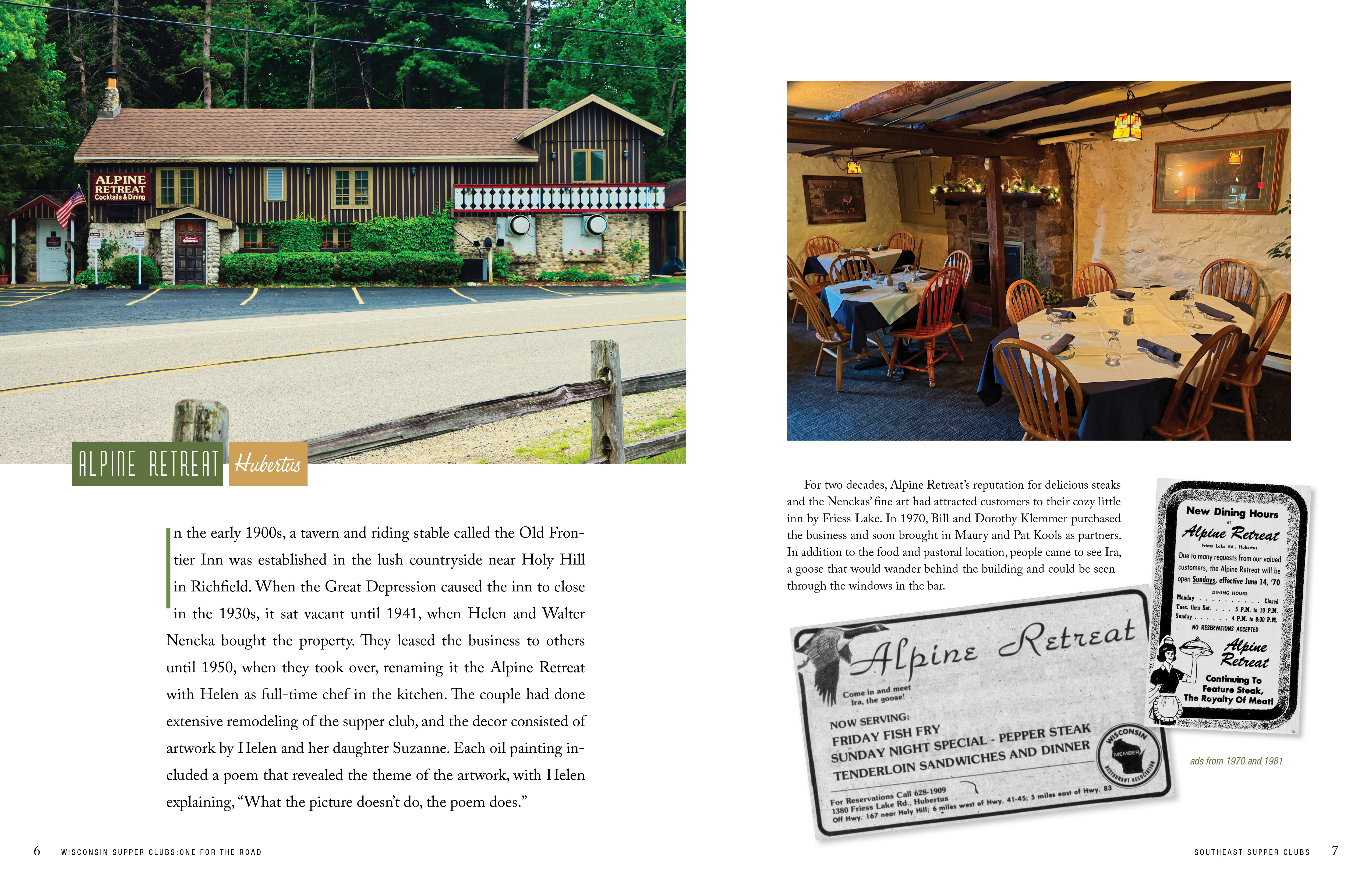 Wisconsin Supper Clubs: One for the Road