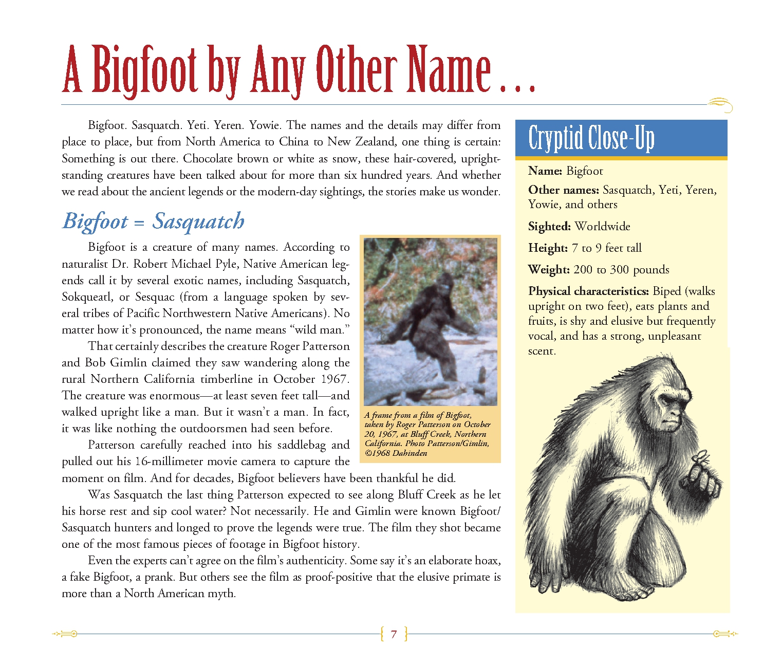 Tales of the Cryptids