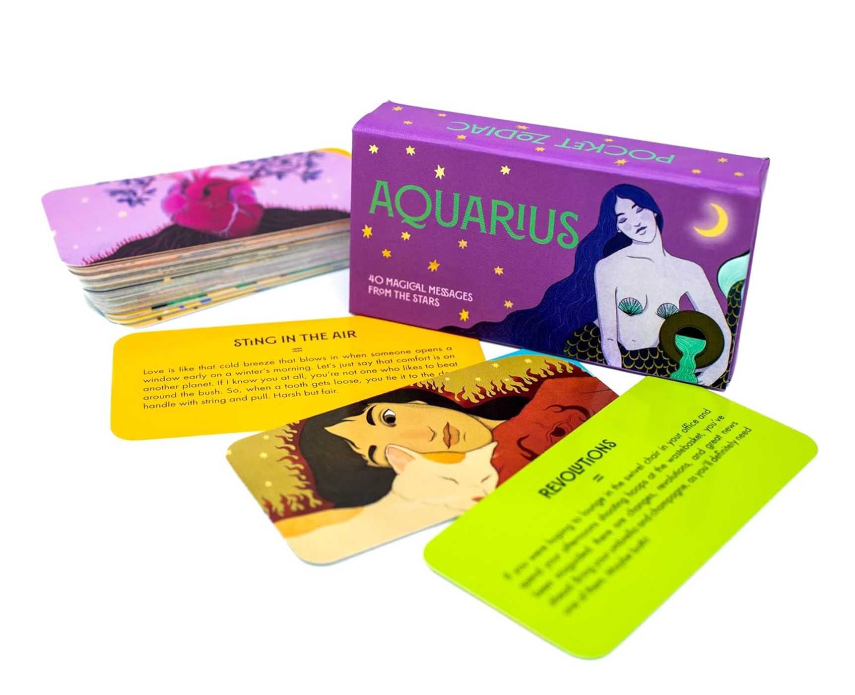 Aquarius Pocket Zodiac Cards