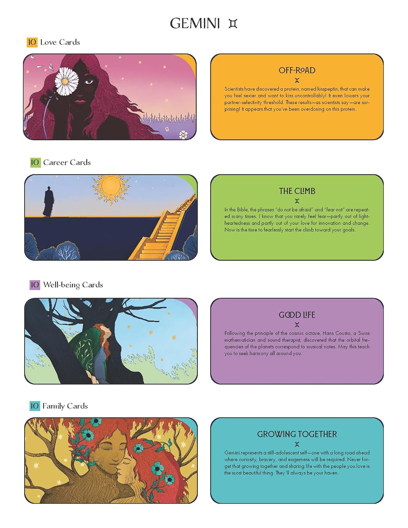 Gemini Pocket Zodiac Cards