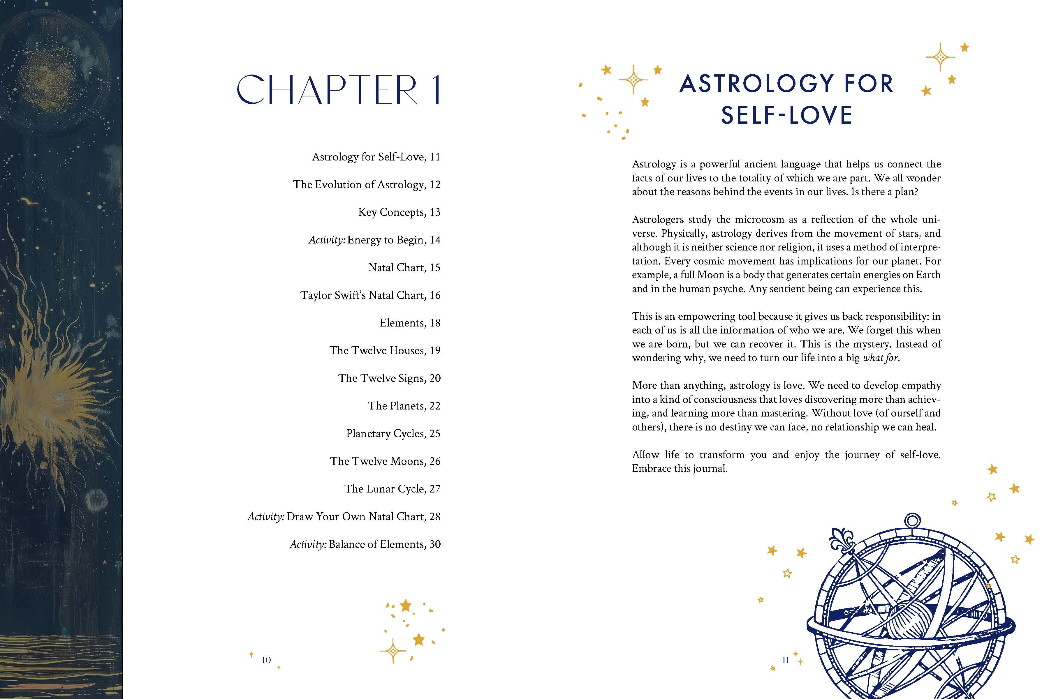 Self-Love Astrology Journal