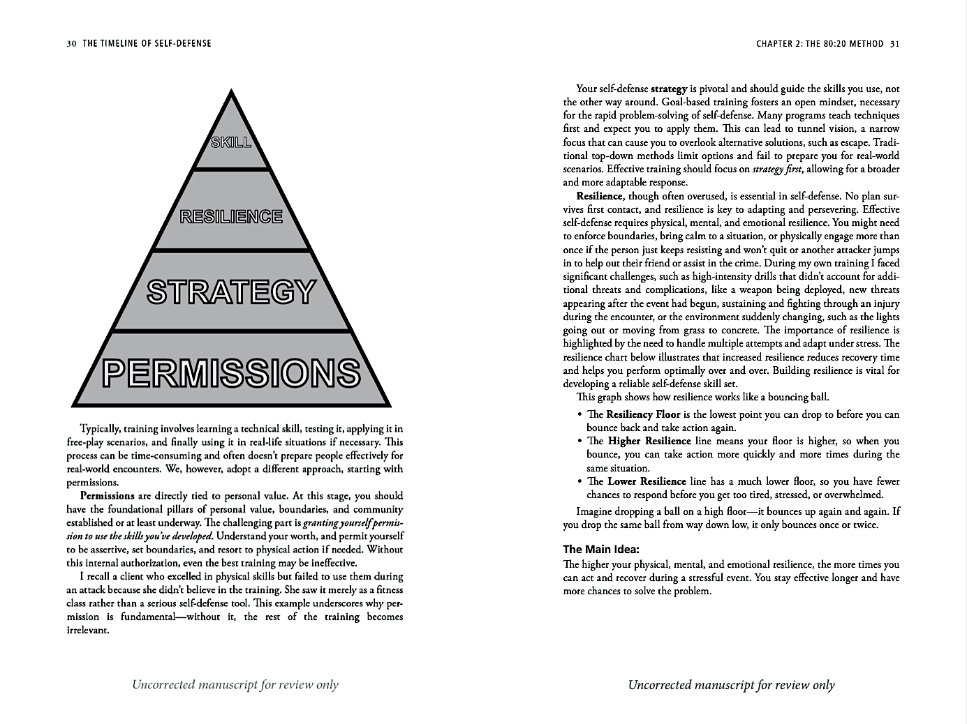 The Timeline of Self-Defense