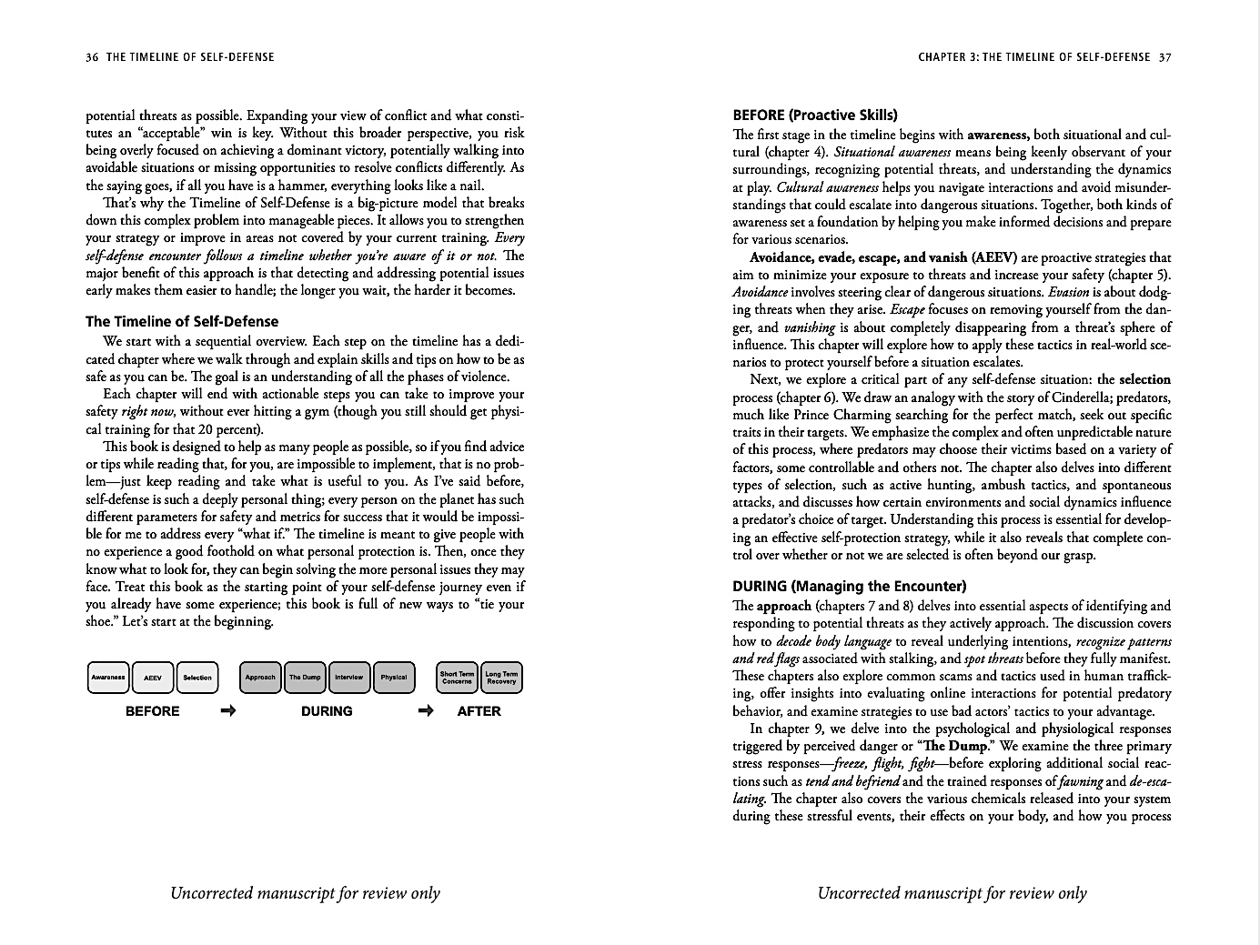 The Timeline of Self-Defense