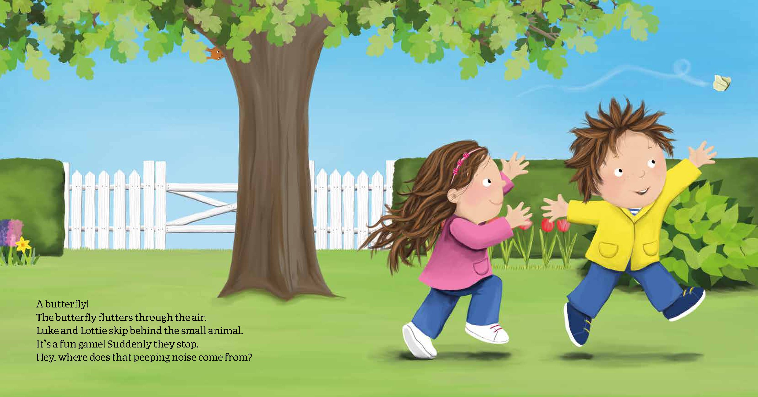 Luke and Lottie. Spring Is Here!