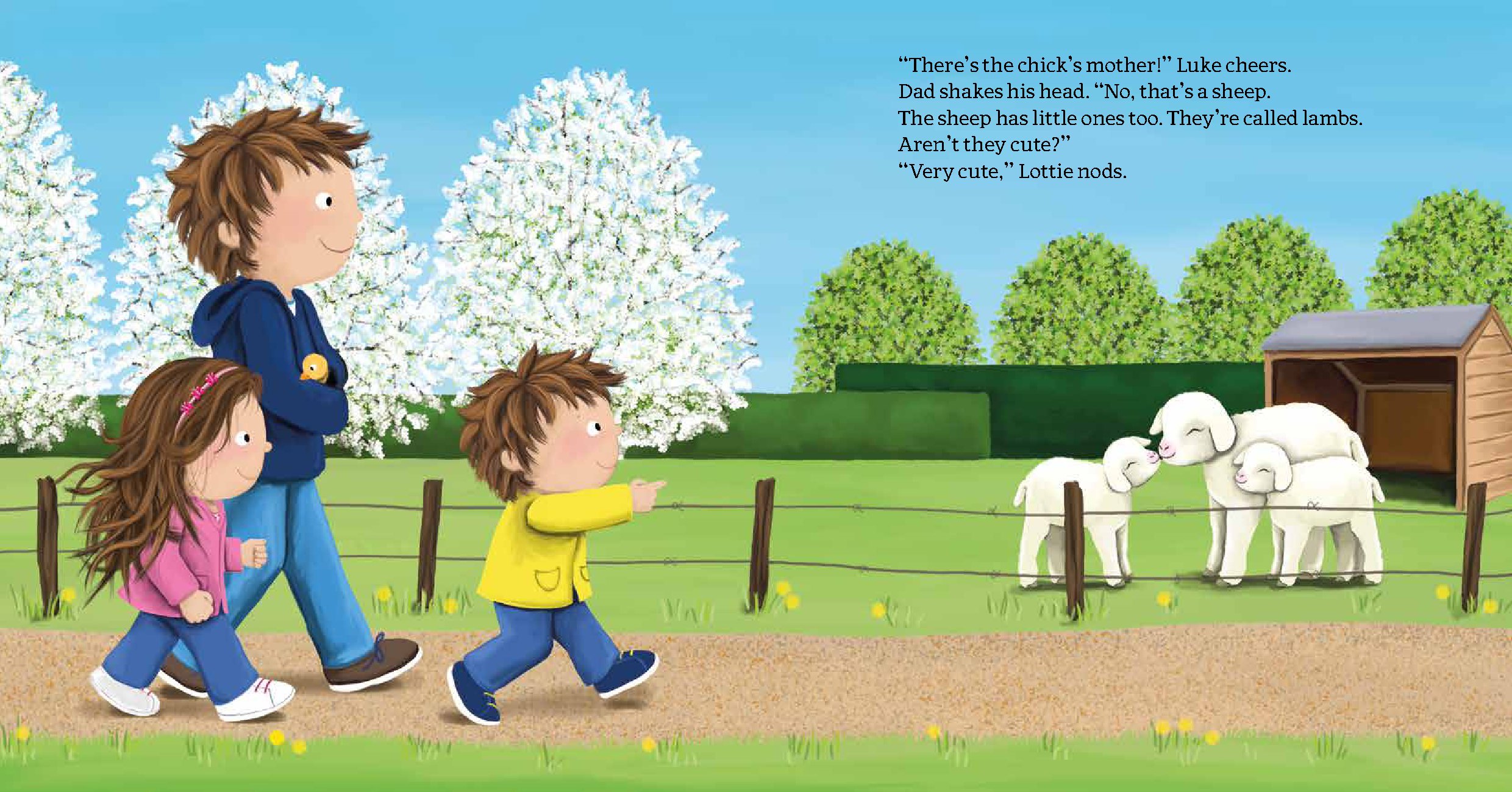 Luke and Lottie. Spring Is Here!