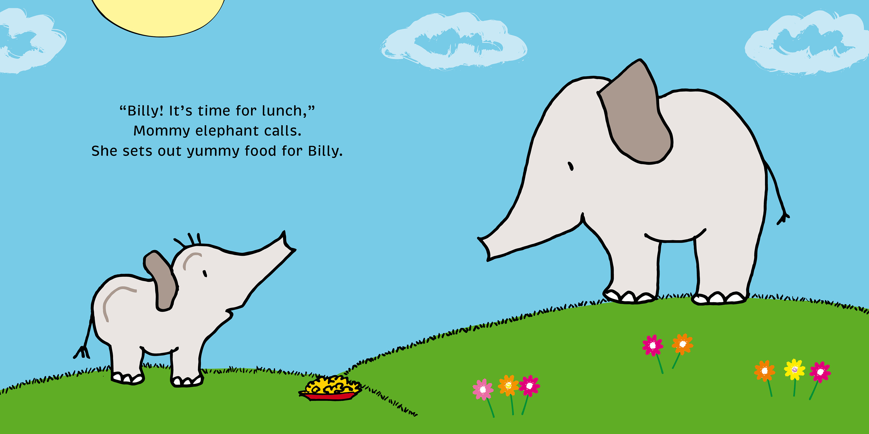 Billy Fills His Belly