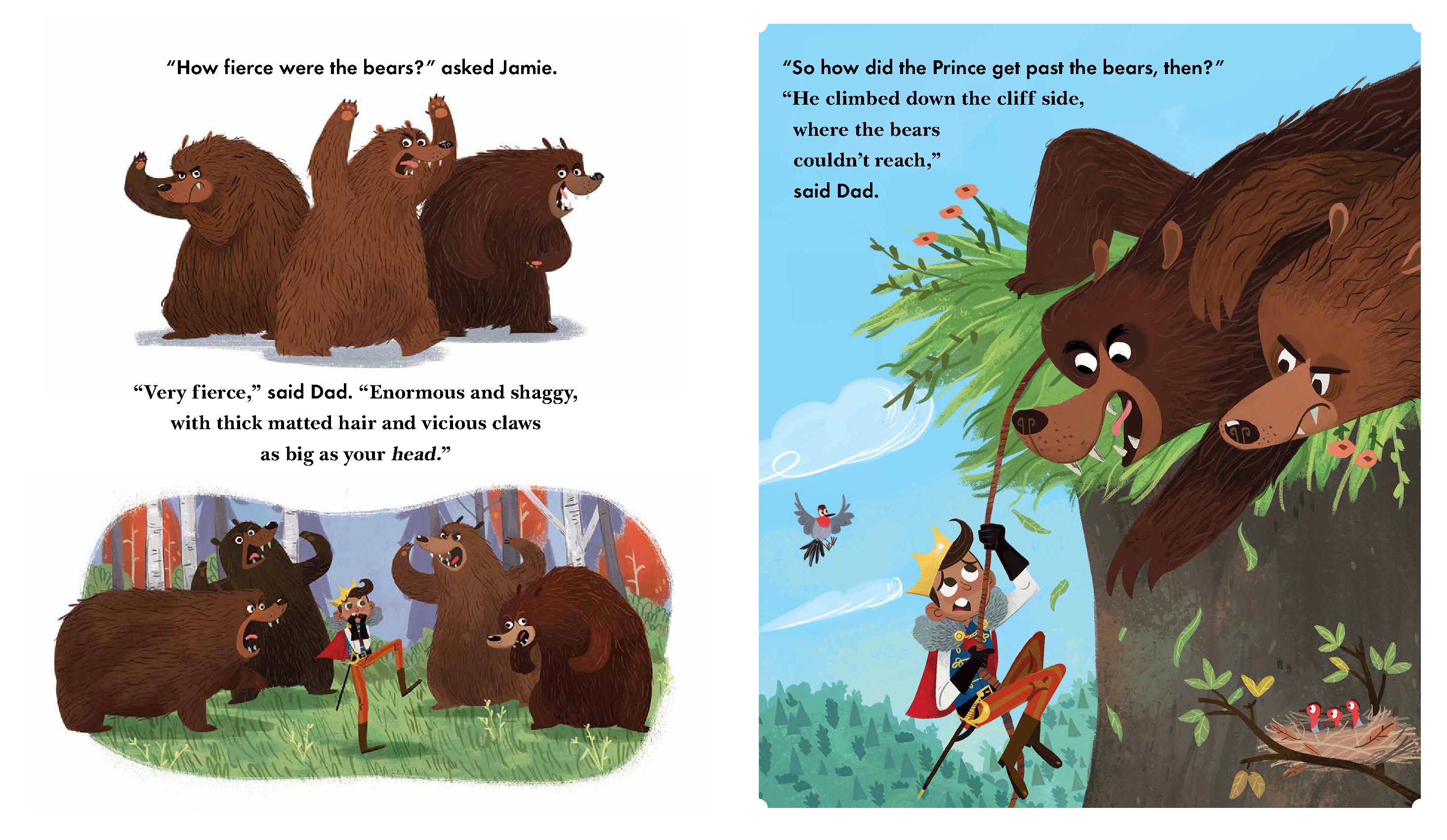 The Prince and the Witch and the Thief and the Bears
