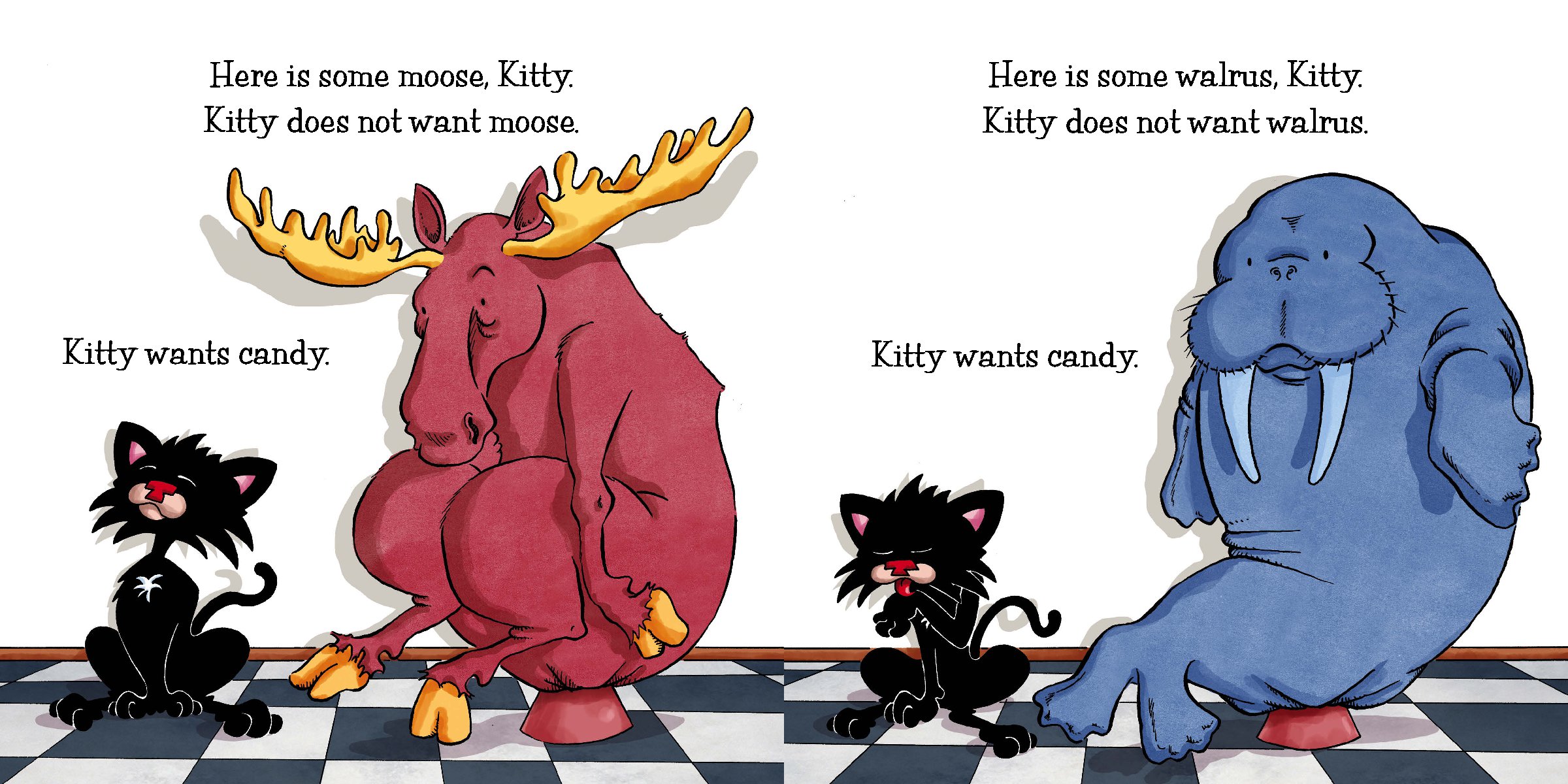 Bad Kitty Does Not Like Candy