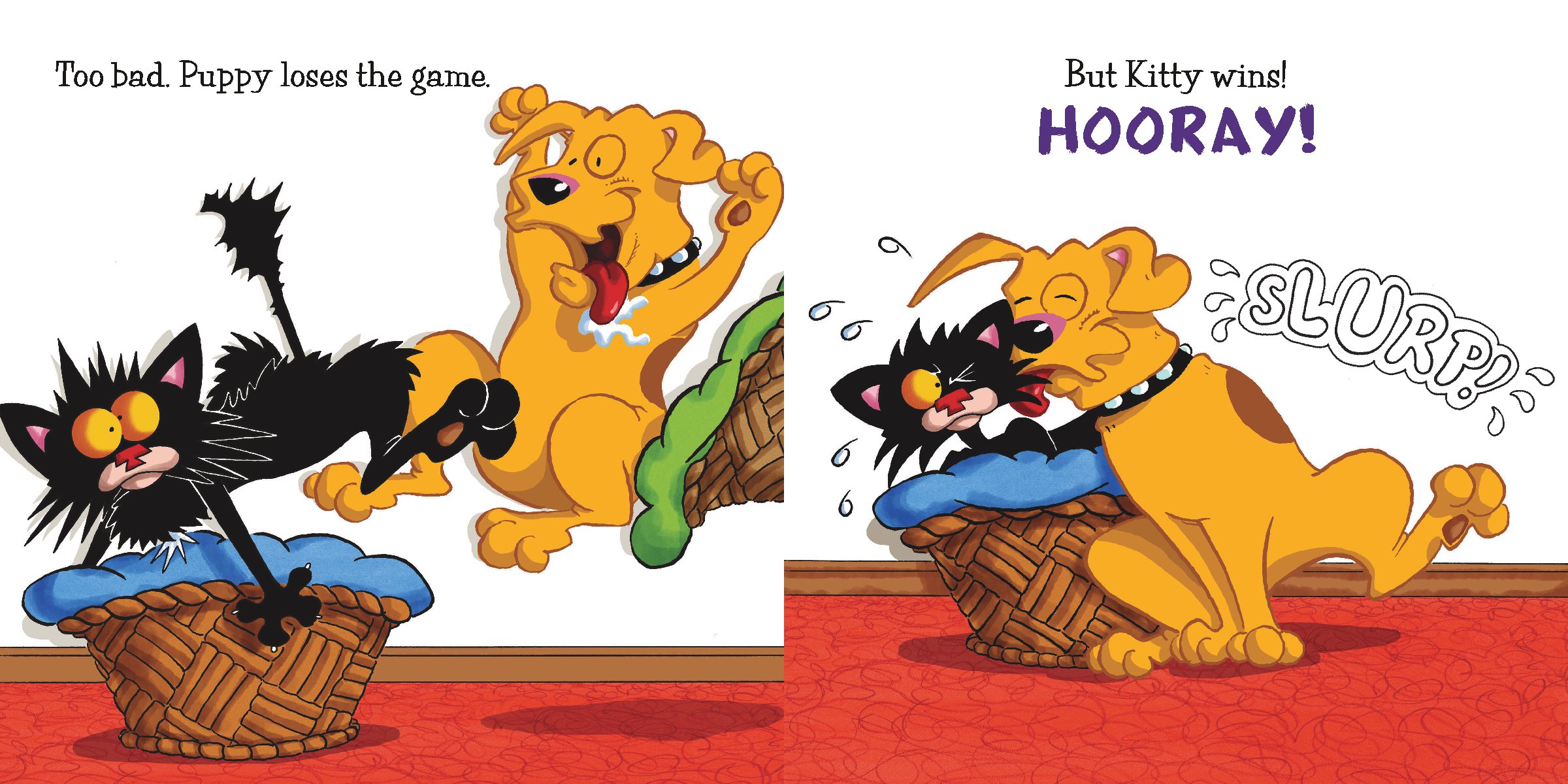 Bad Kitty Does Not Like Dogs