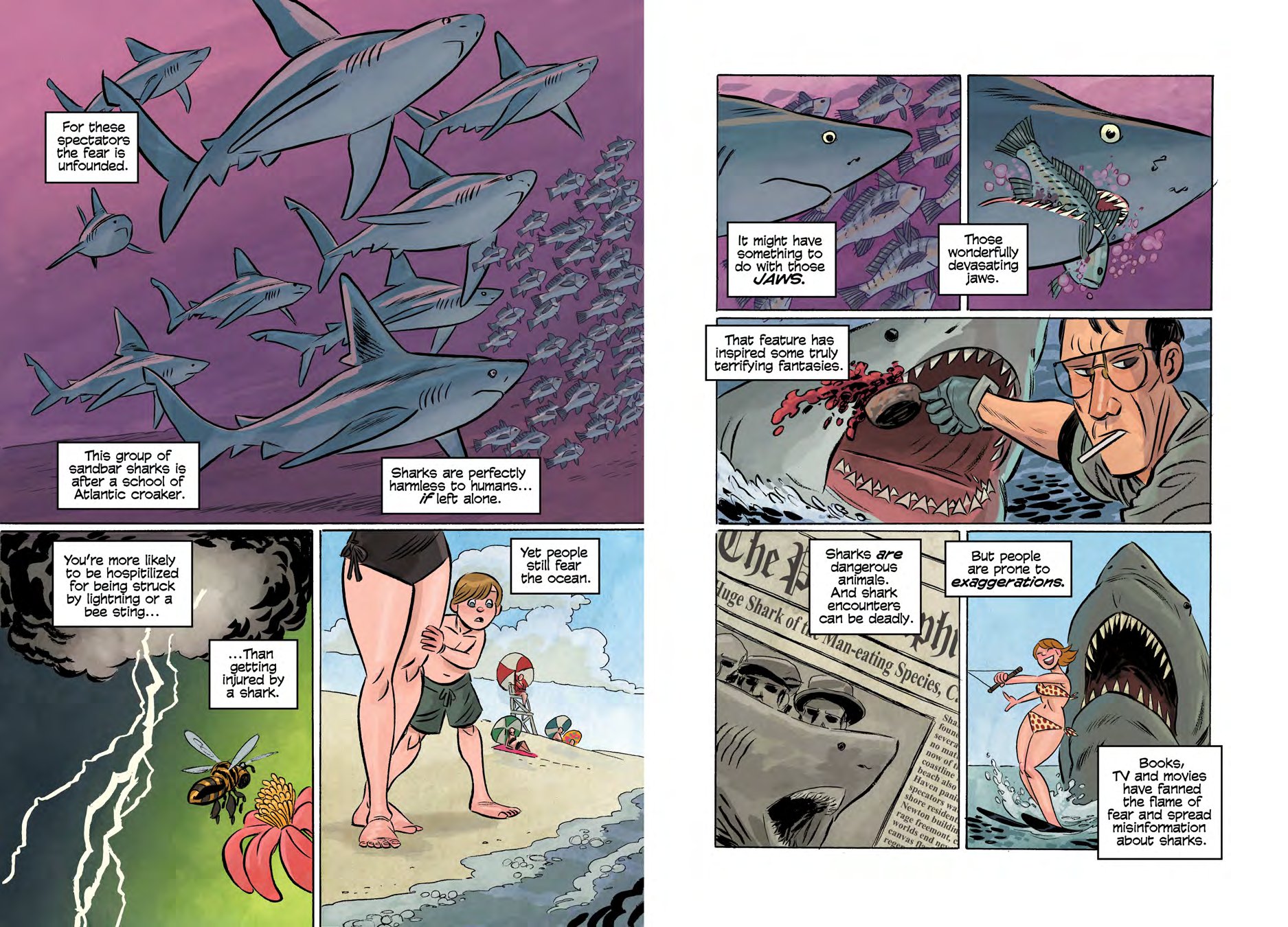 Science Comics: Sharks