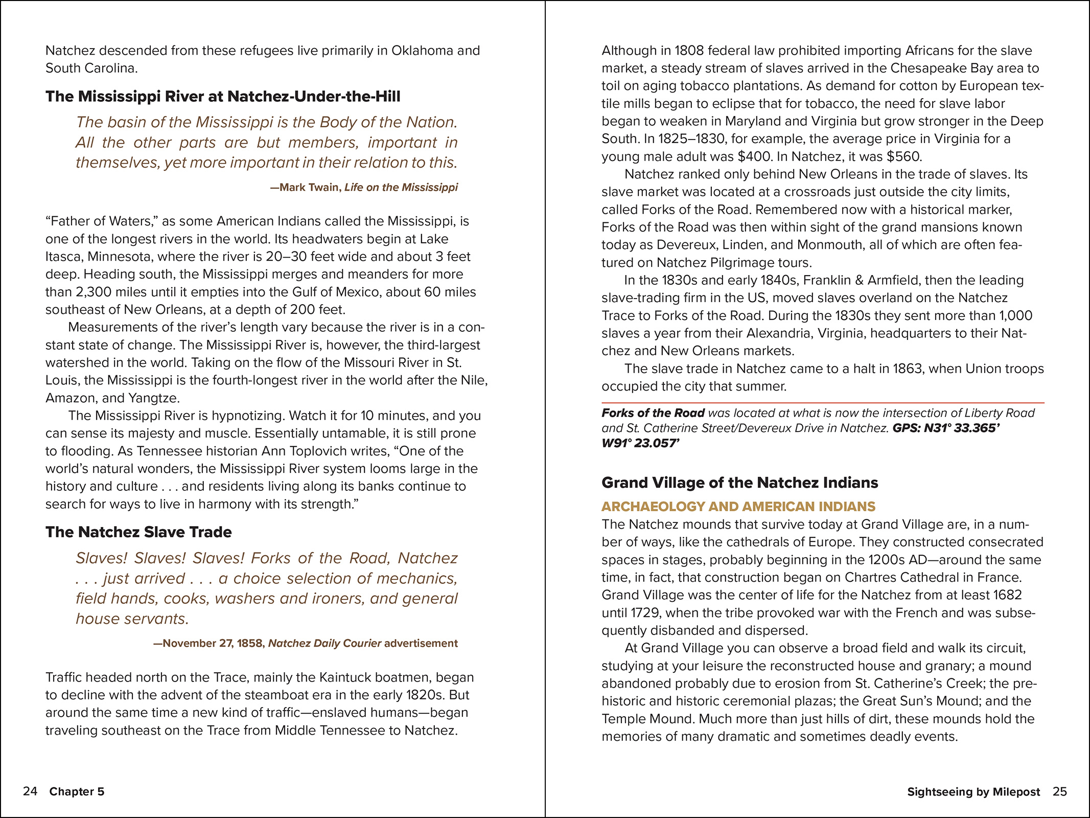 Guide to the Natchez Trace Parkway