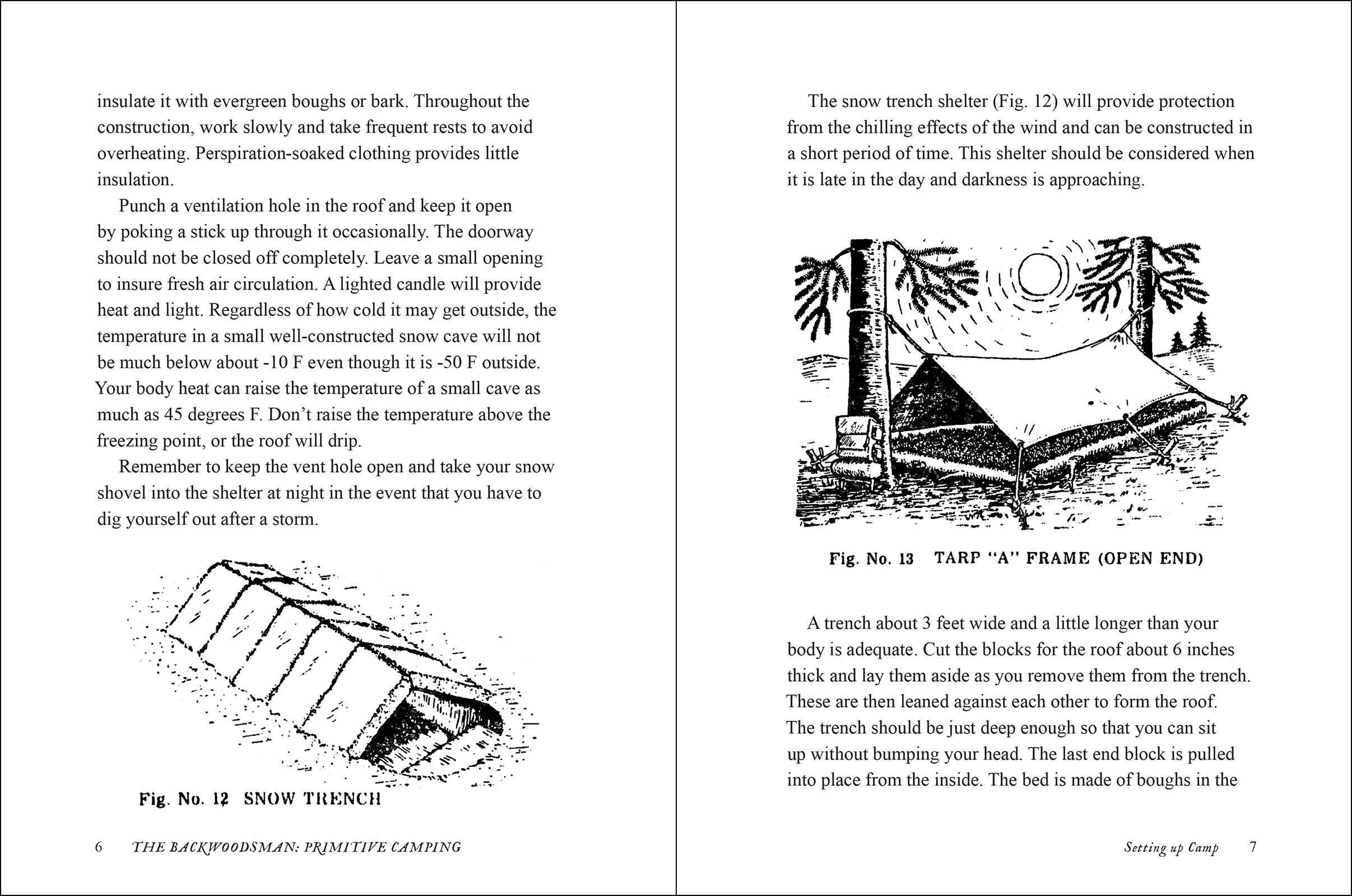 The Backwoodsman: Primitive Camping