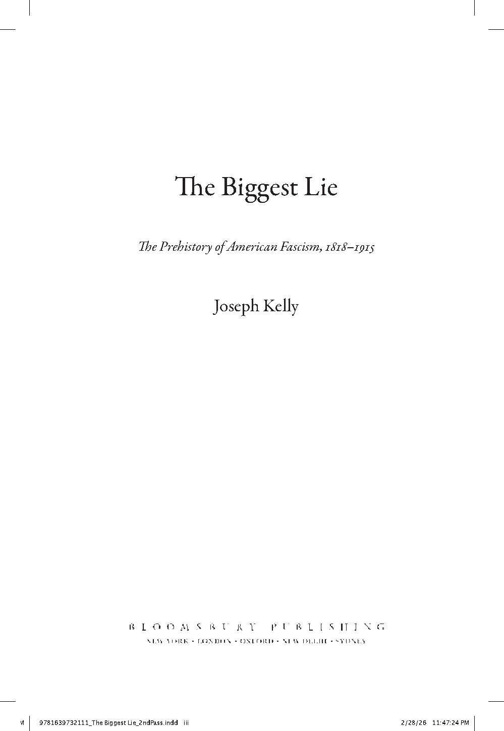 The Biggest Lie