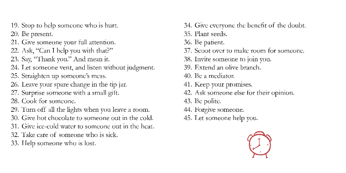 1001 Ways to Be Kind