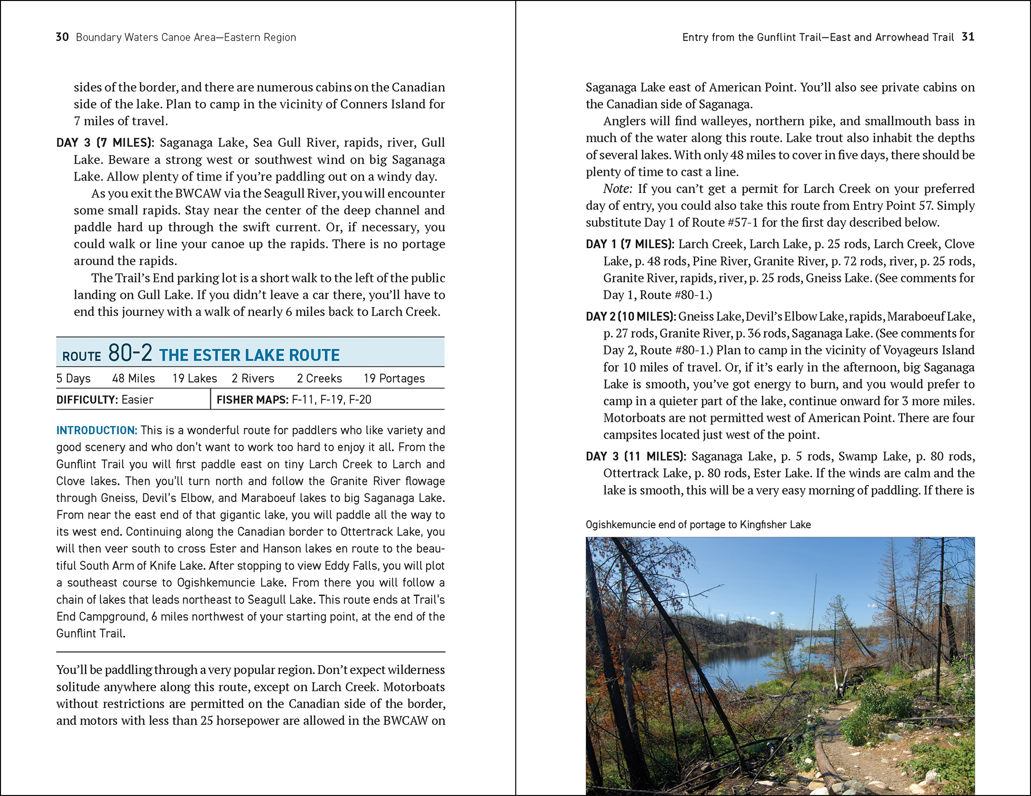 Boundary Waters Canoe Area Wilderness, Eastern Region